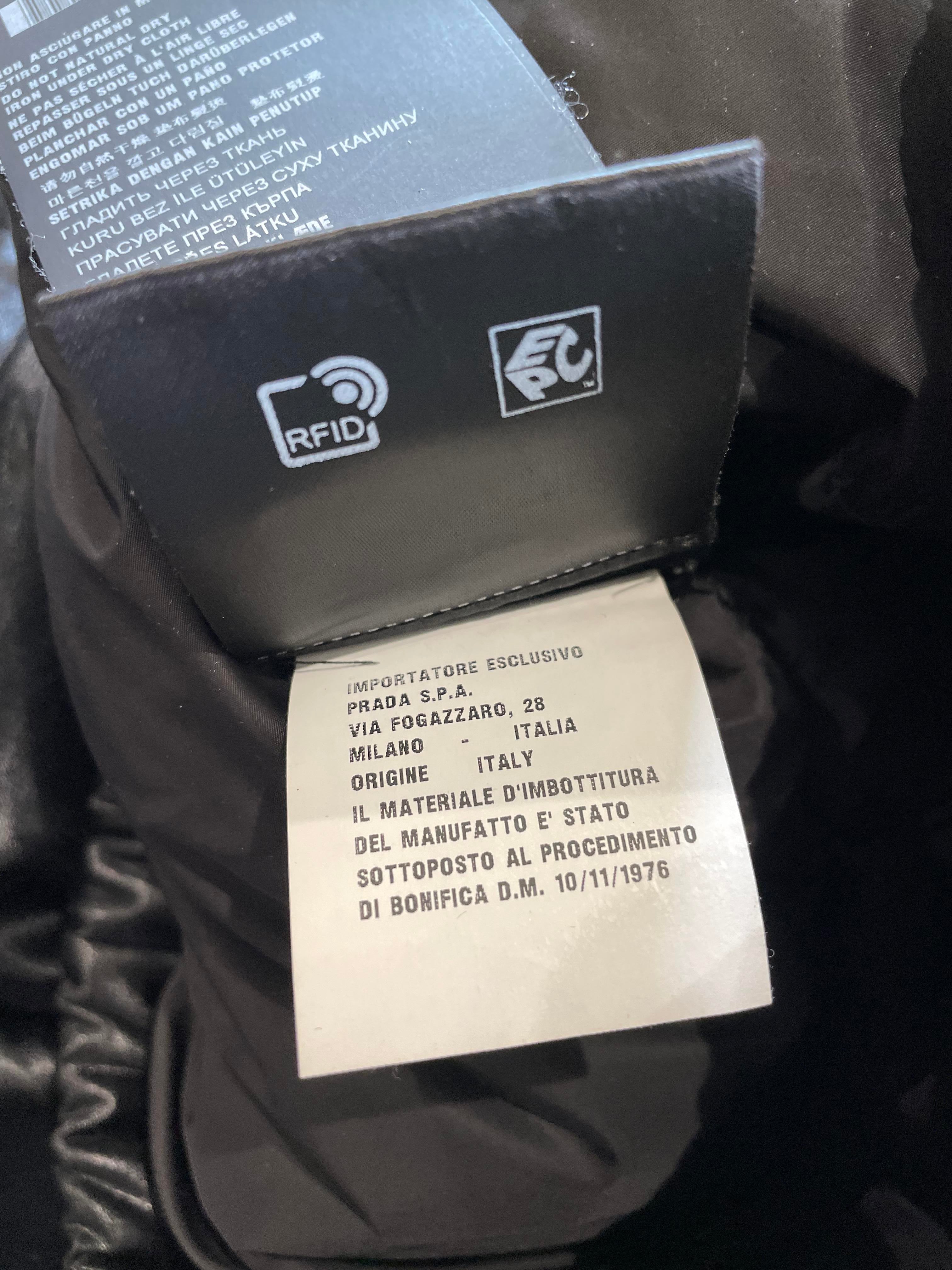 Prada Logo Black Jacket