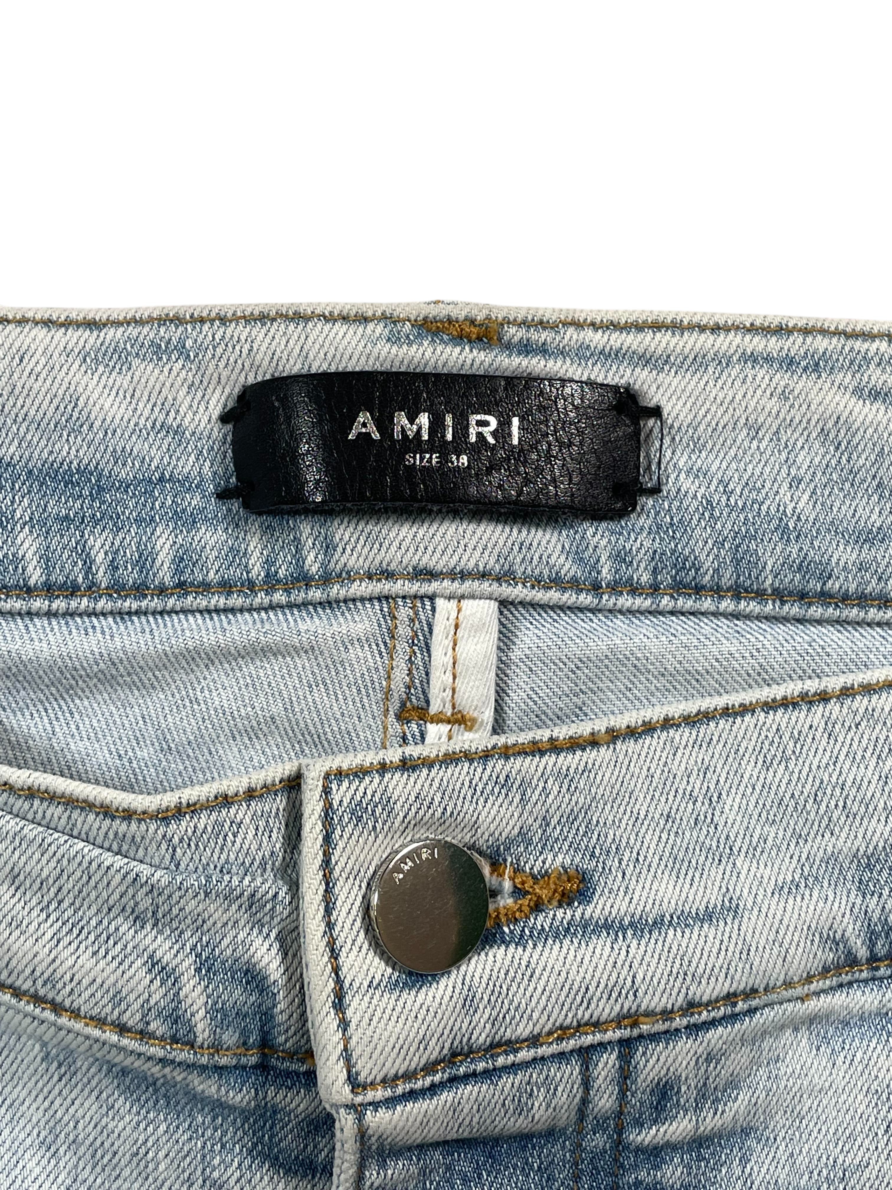 Amiri Grateful Dead Light Wash Jeans