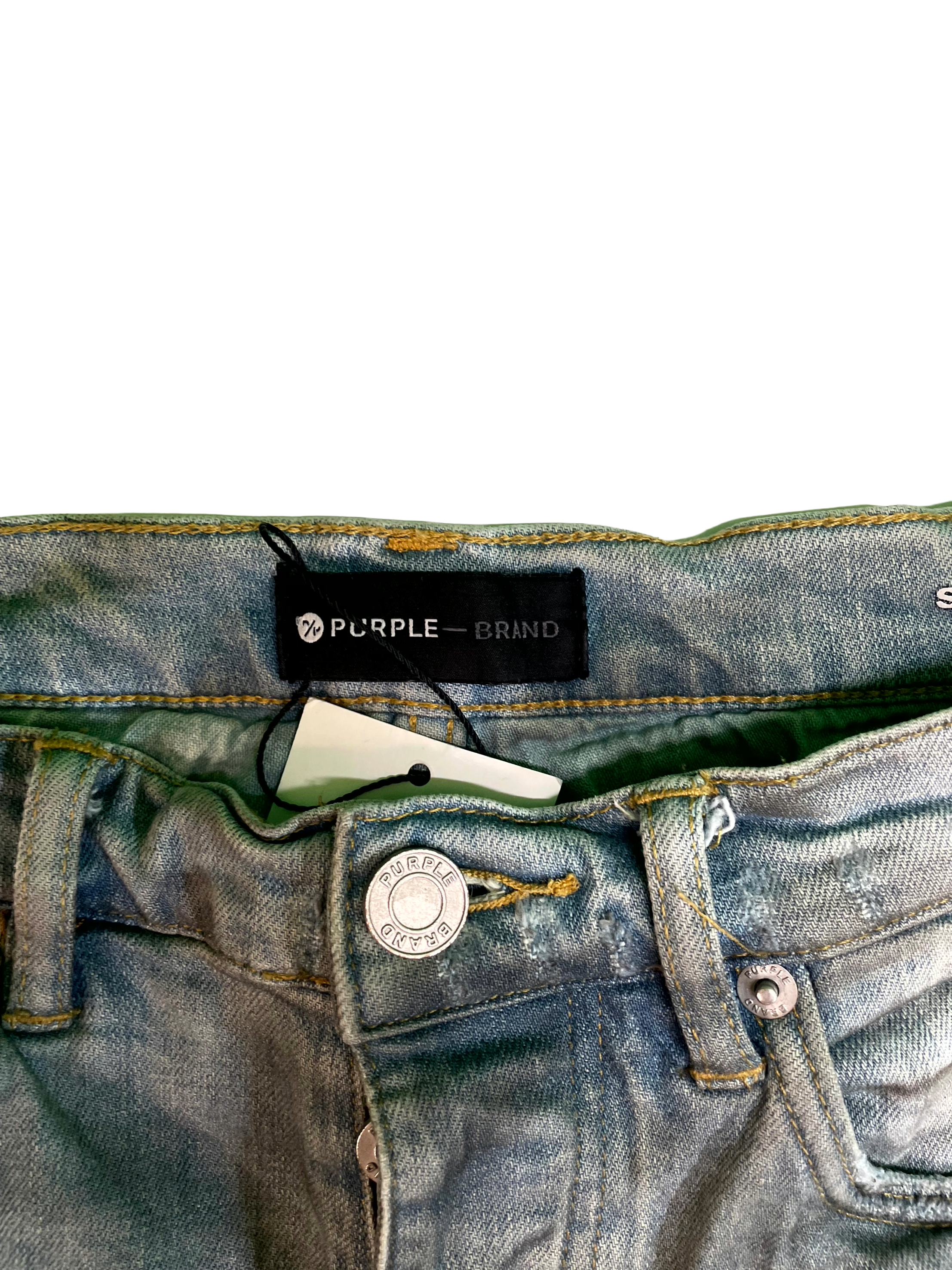 Purple Brand Vintage Wax Light Wash Jeans