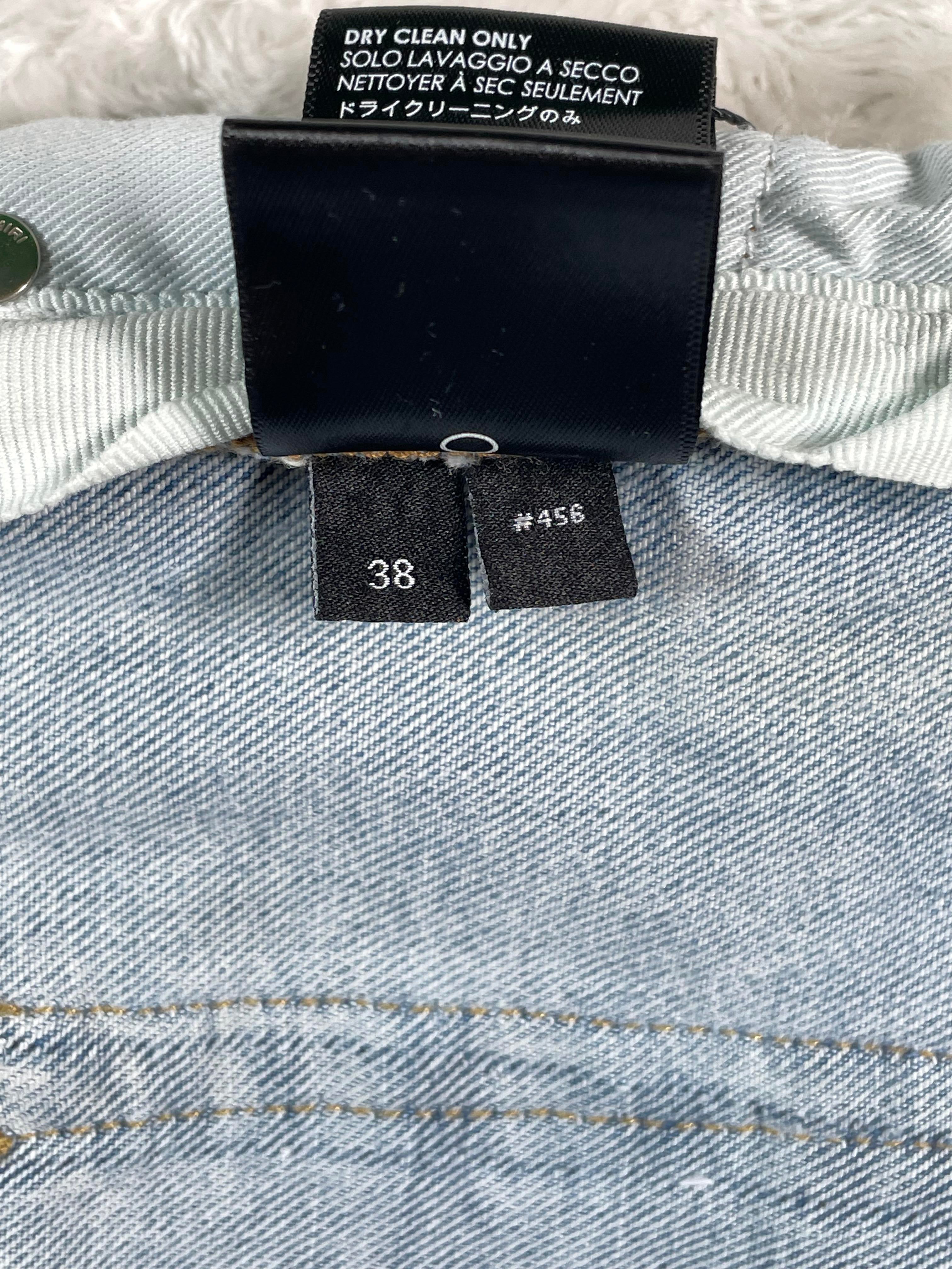 Amiri Grateful Dead Light Wash Jeans