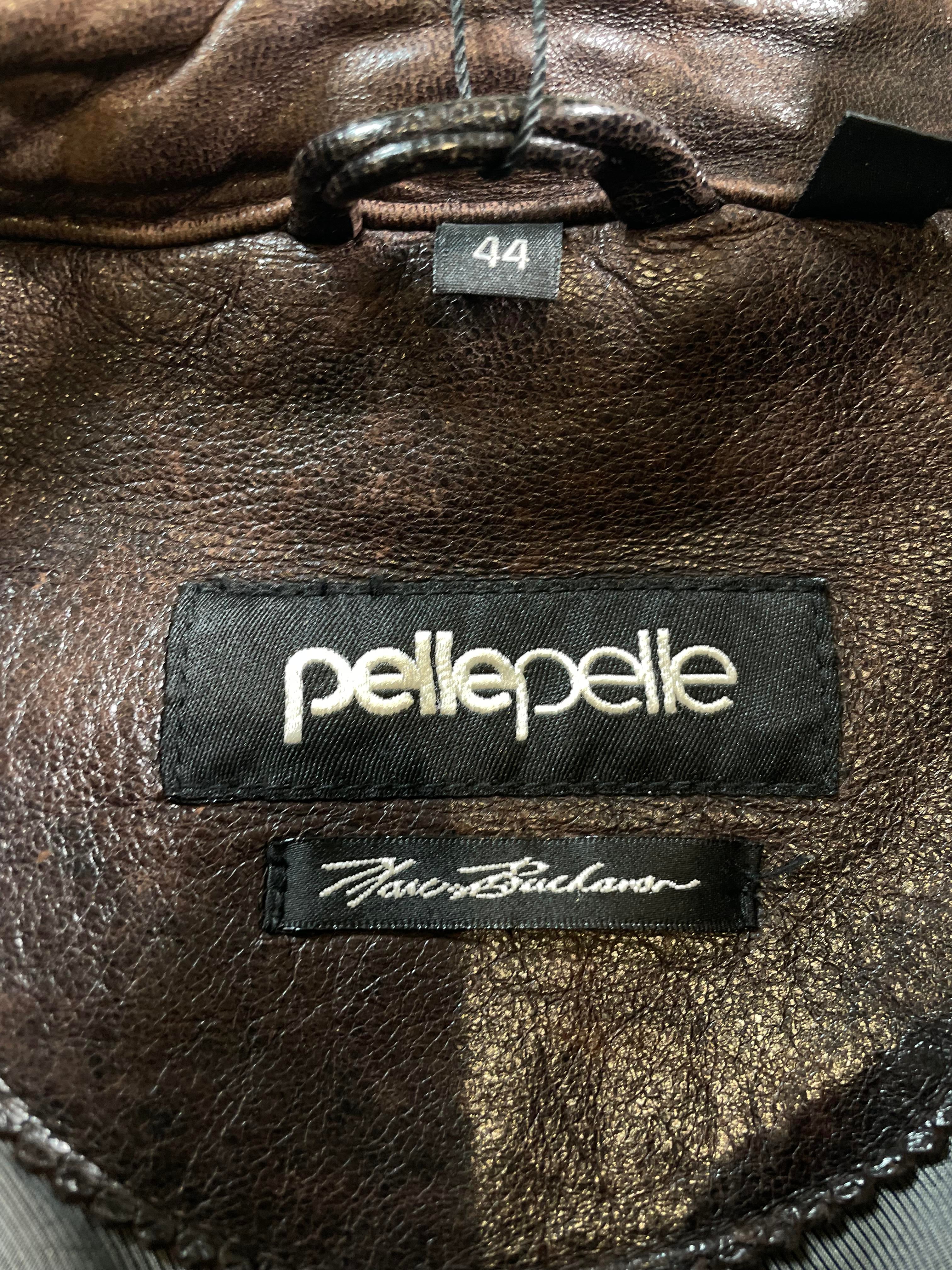 Pelle Pelle Speed Shop Brown Varsity Jacket
