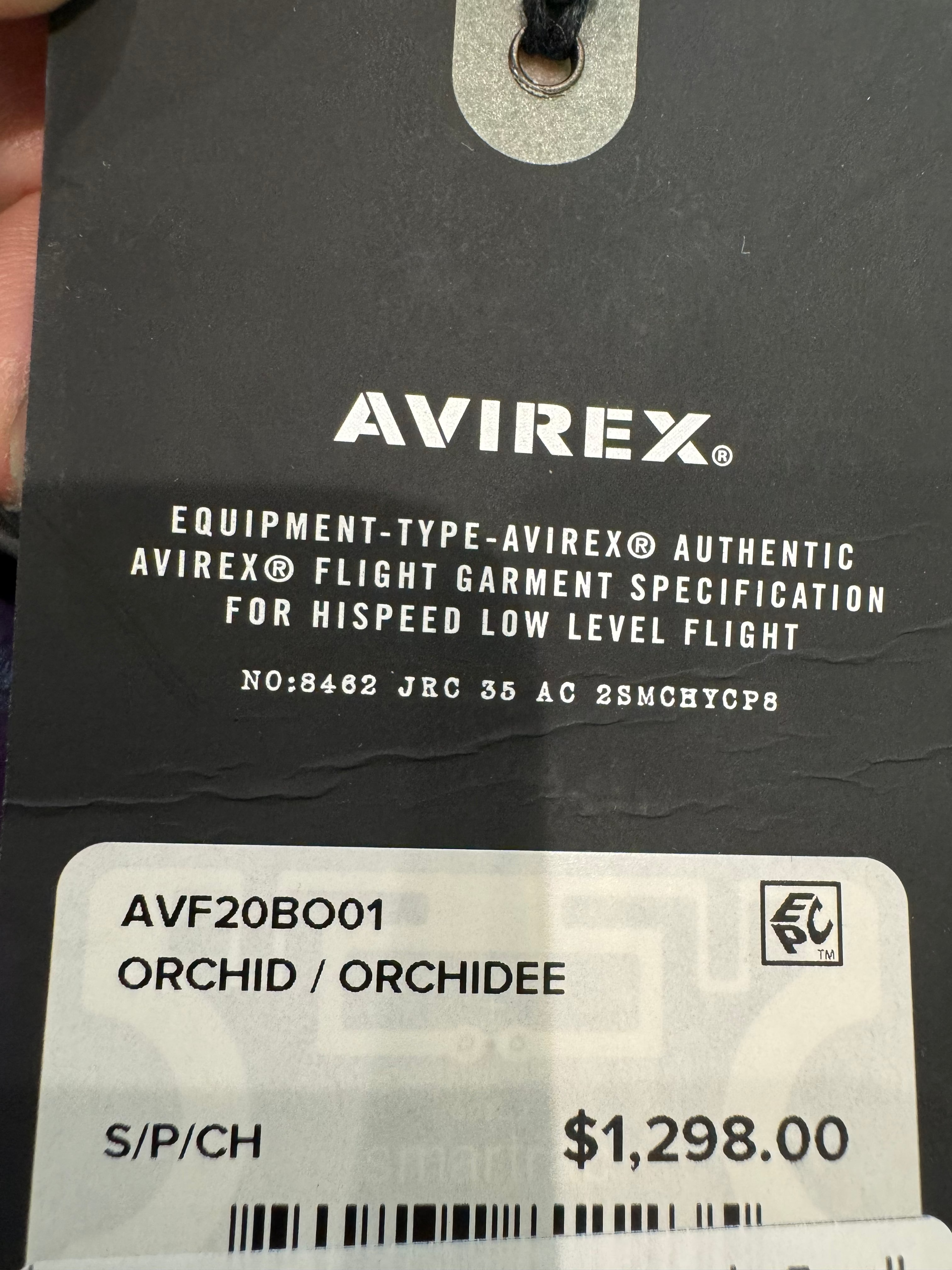 Avirex Purple Varsity Jacket