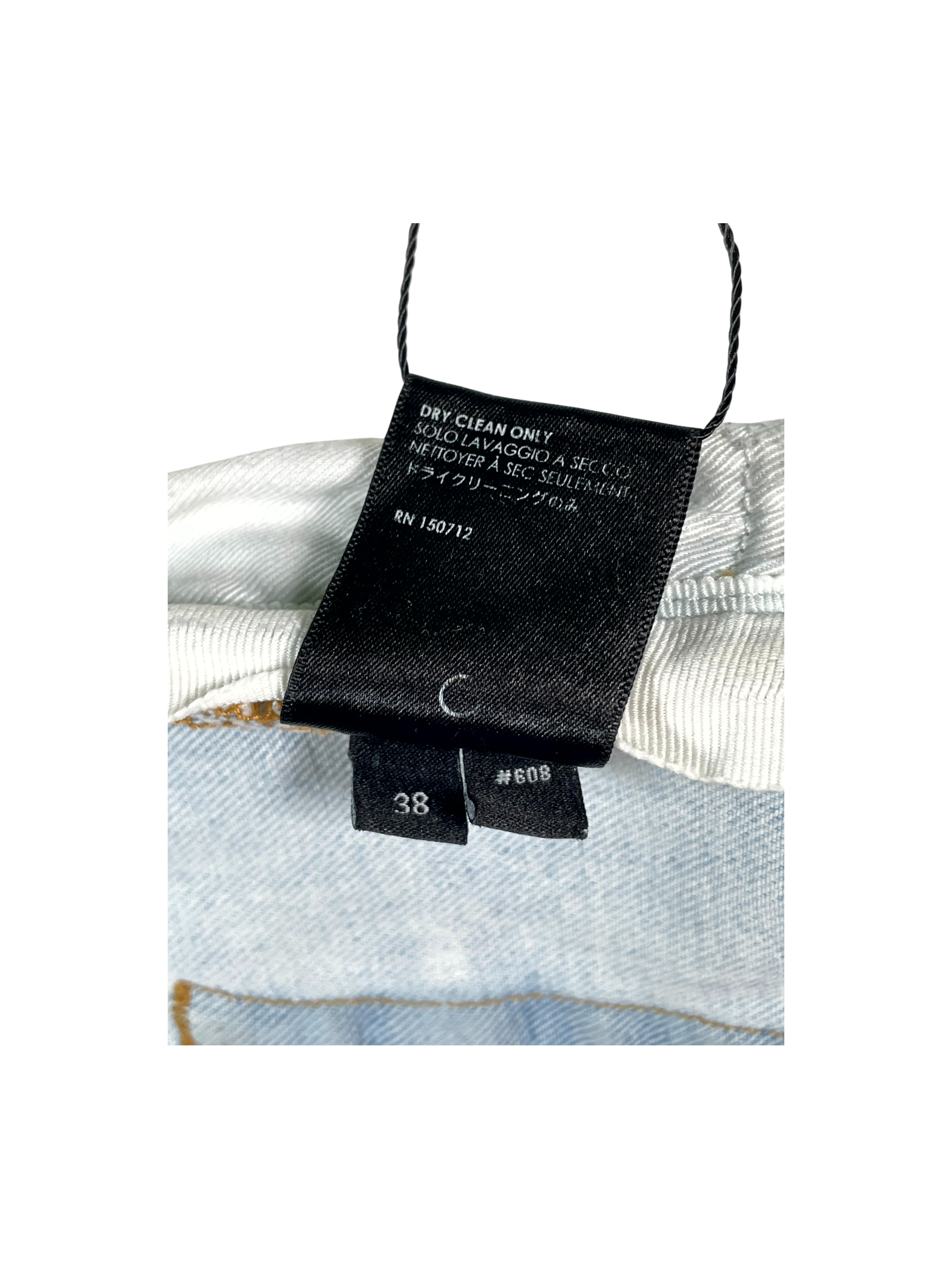 Amiri MX1 patch Light Wash & Redish Black Jeans