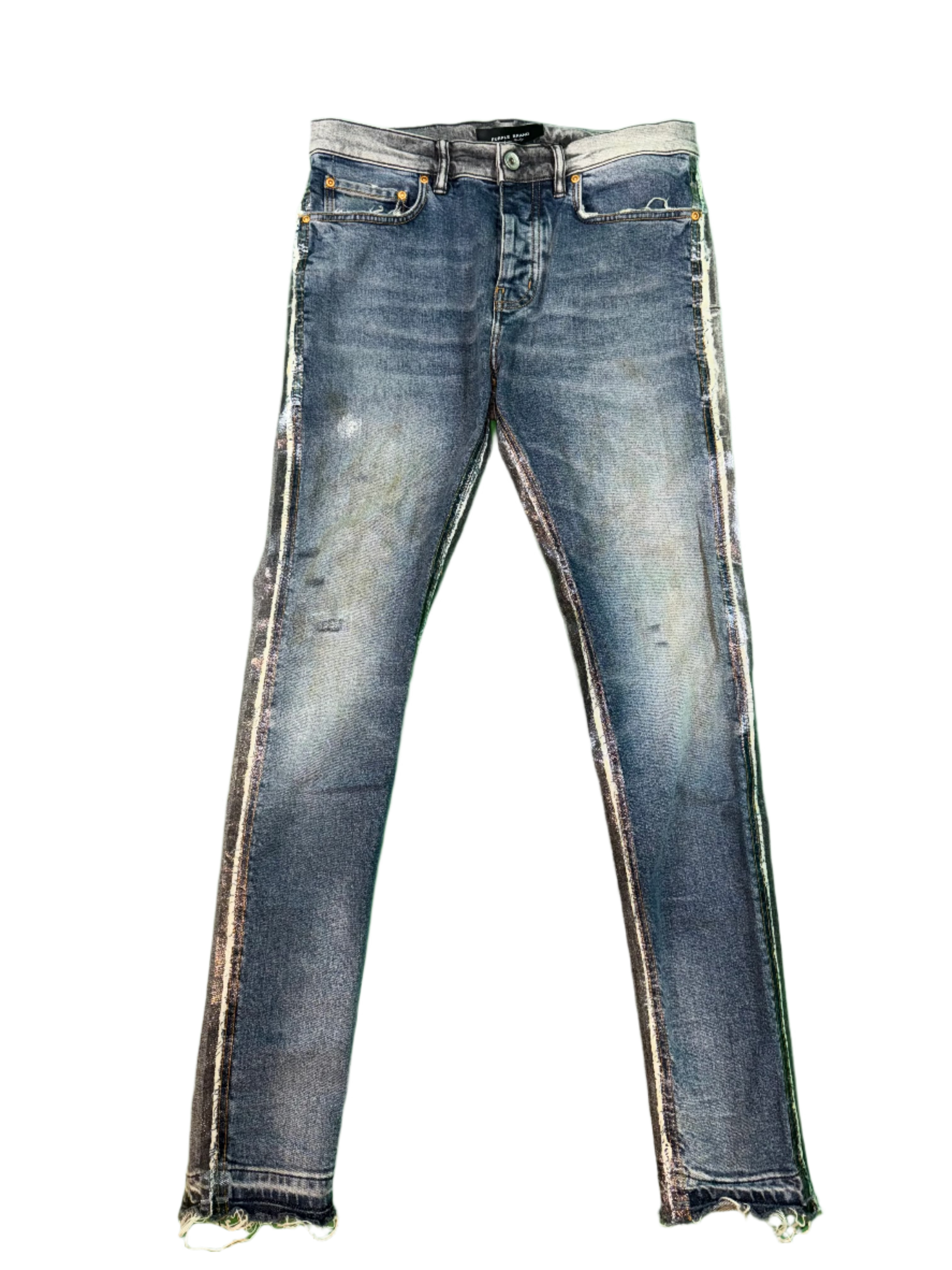 Purple Brand Two Tone Jeans