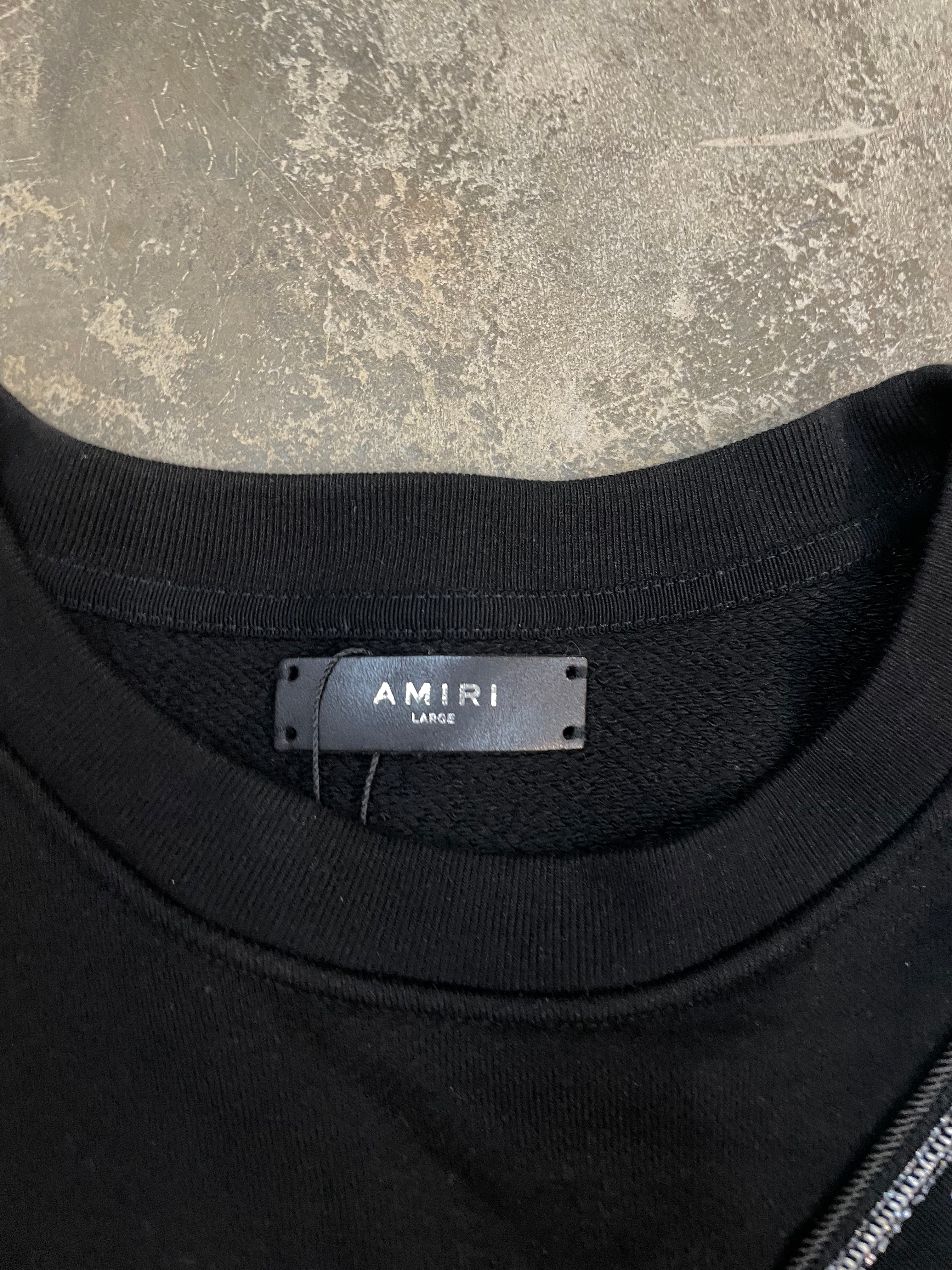 Amiri Crewneck Flowers Used Large