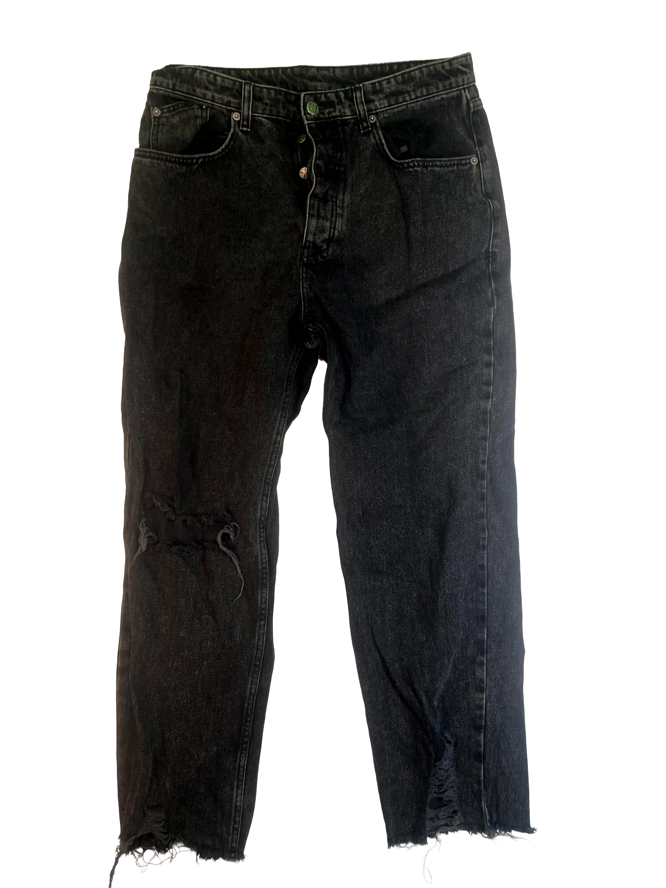 Ksubi Knee Rip Black Jeans