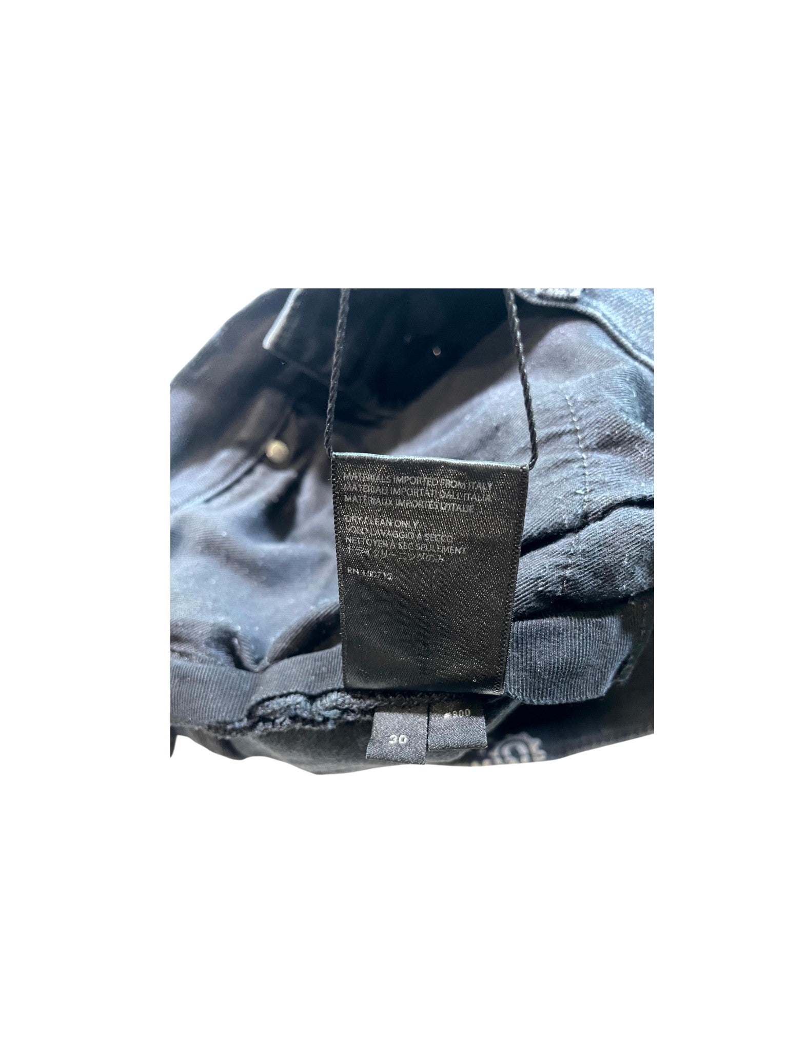 Amiri Paisley Black Jeans