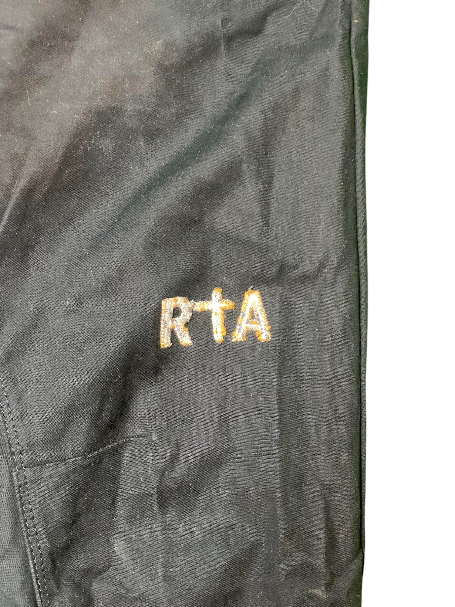 RTA Jeans Black Yellow