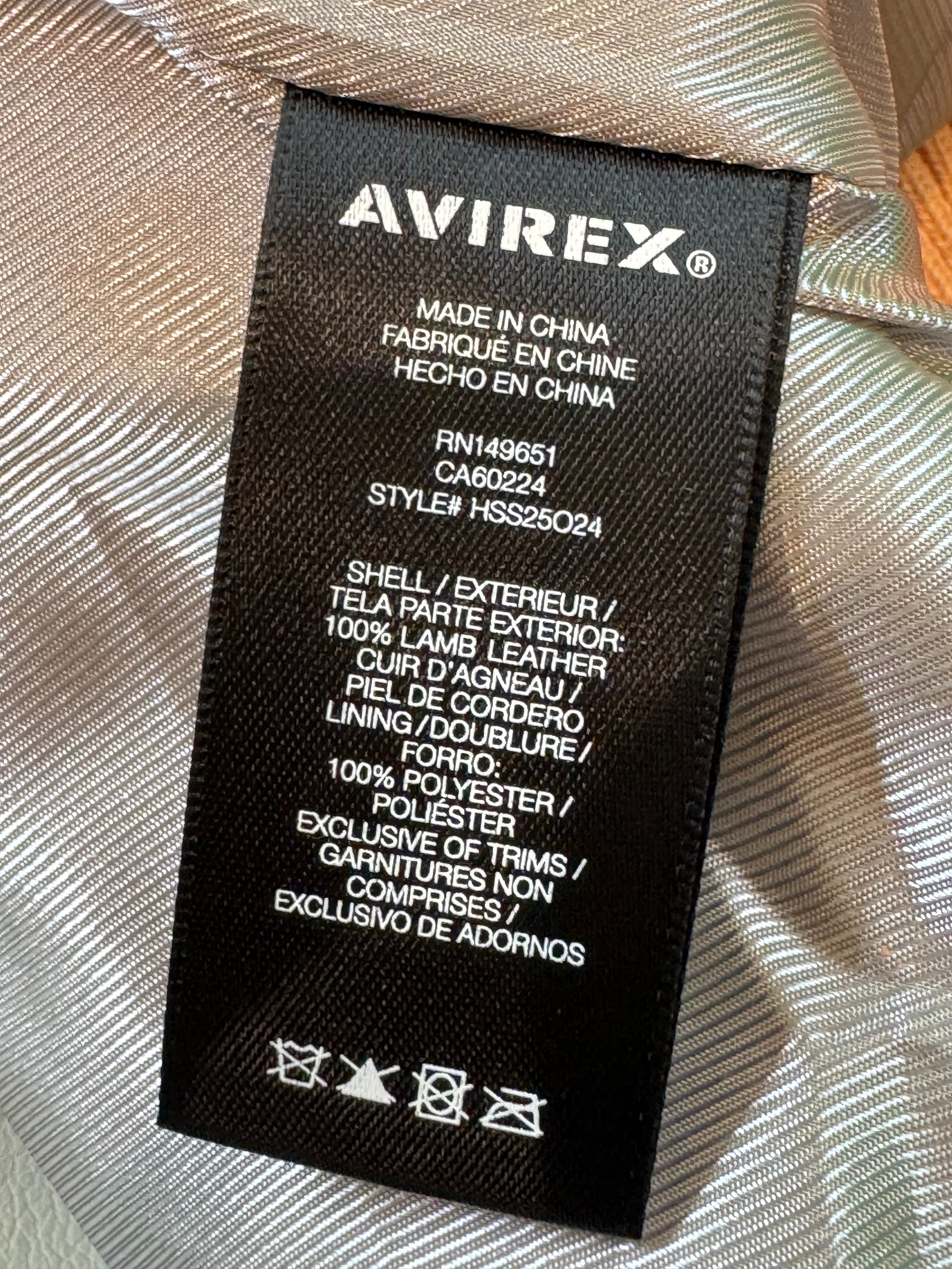 Hellstar x Avirex Icon Orange Varsity Jacket