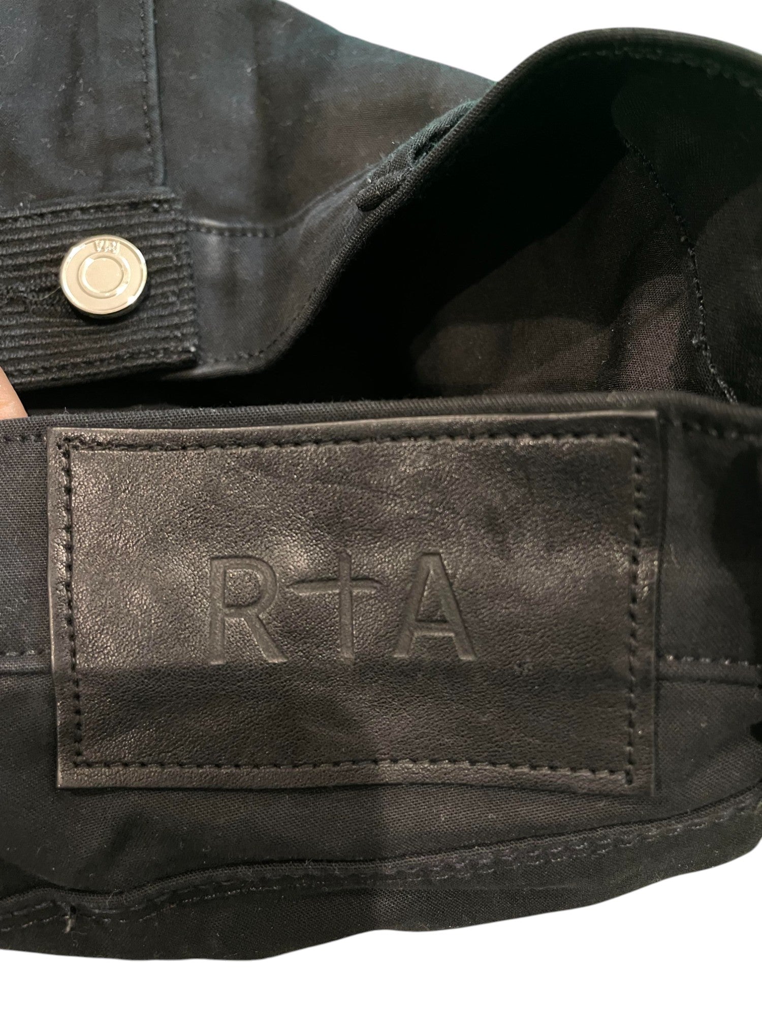 RTA Jeans Black Yellow
