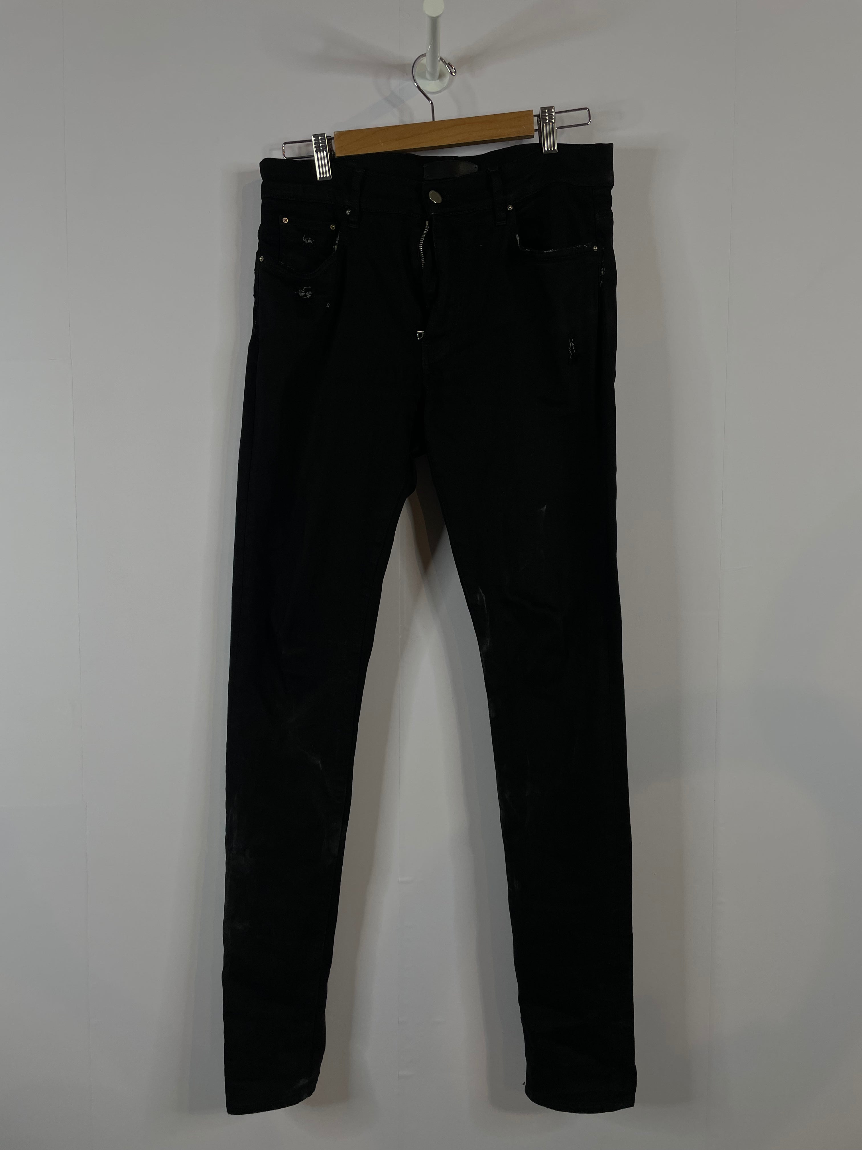 Amiri Plain Thrasher Black (Repaired) Used 32