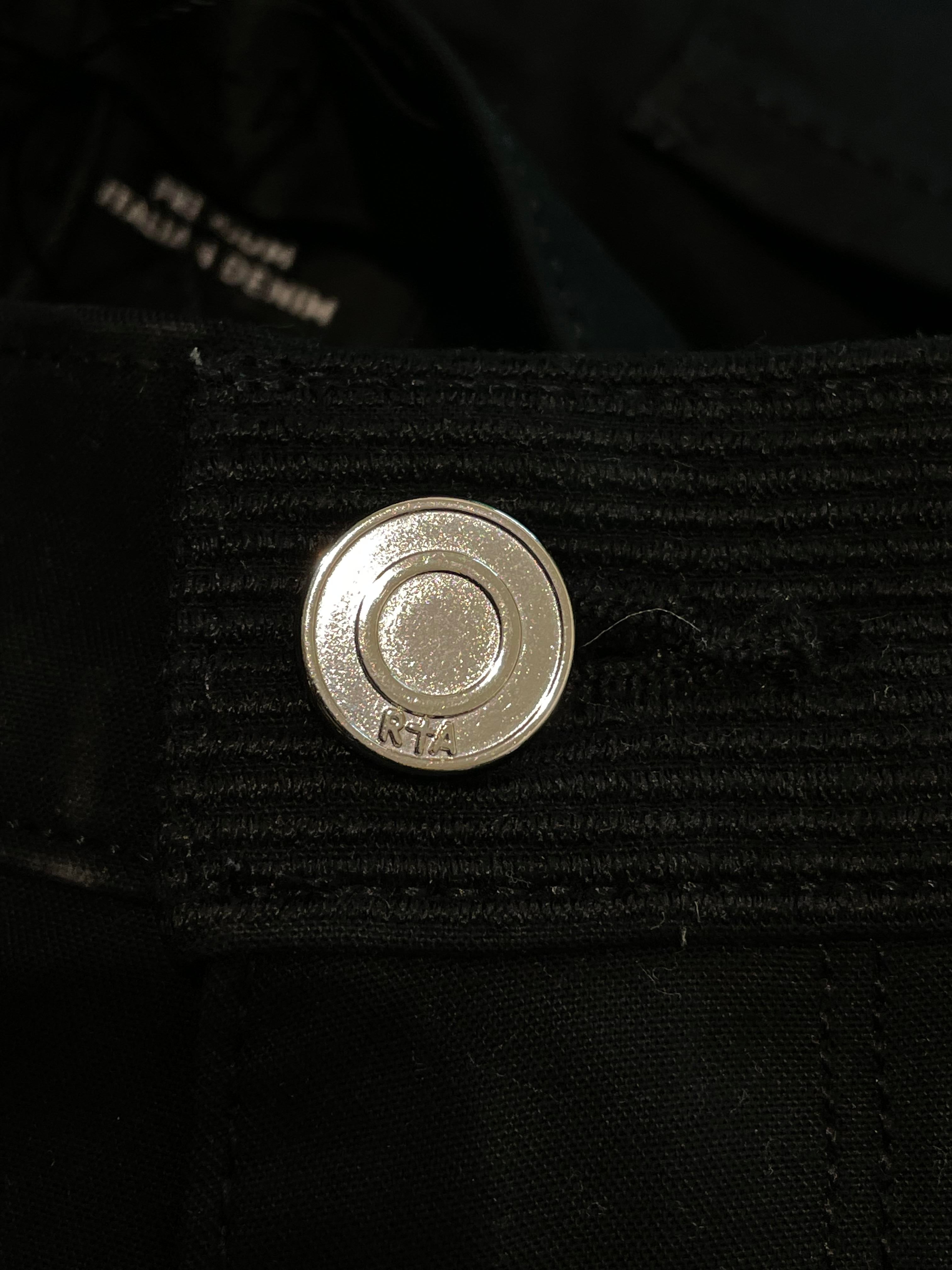 RTA Jeans Black Yellow