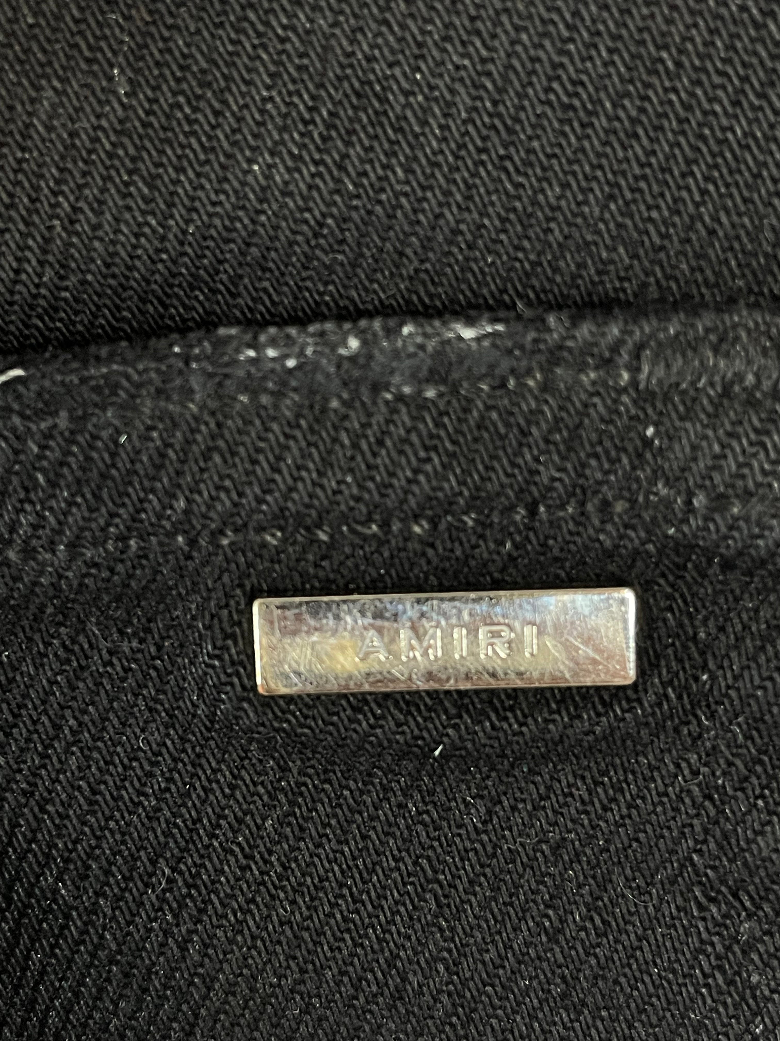 Amiri Plain Thrasher Black (Repaired) Used 32