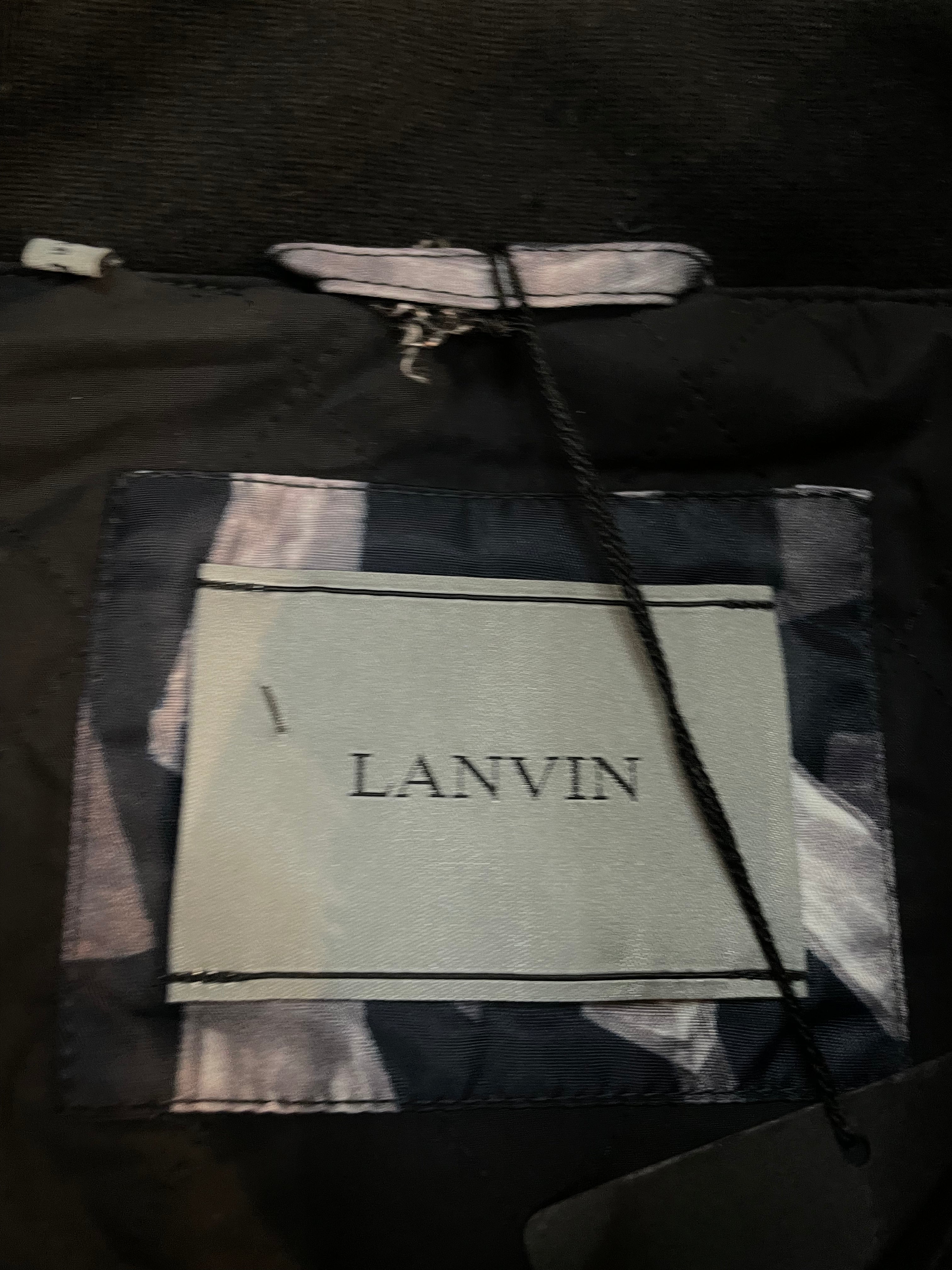 Lanvin Bomber Jacket Grey Medium Used