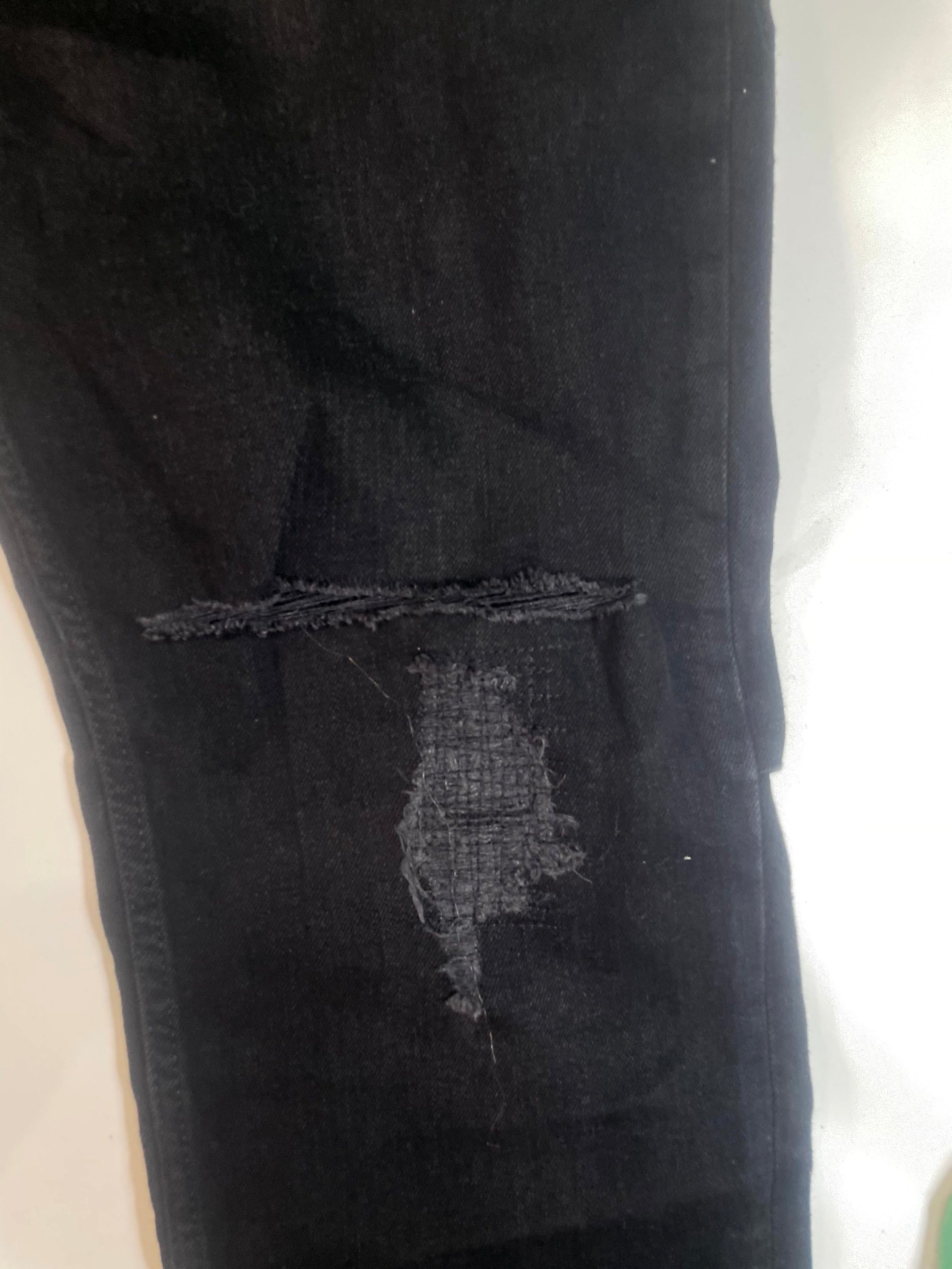 Purple Brand Ripped Grey Wash Jeans
