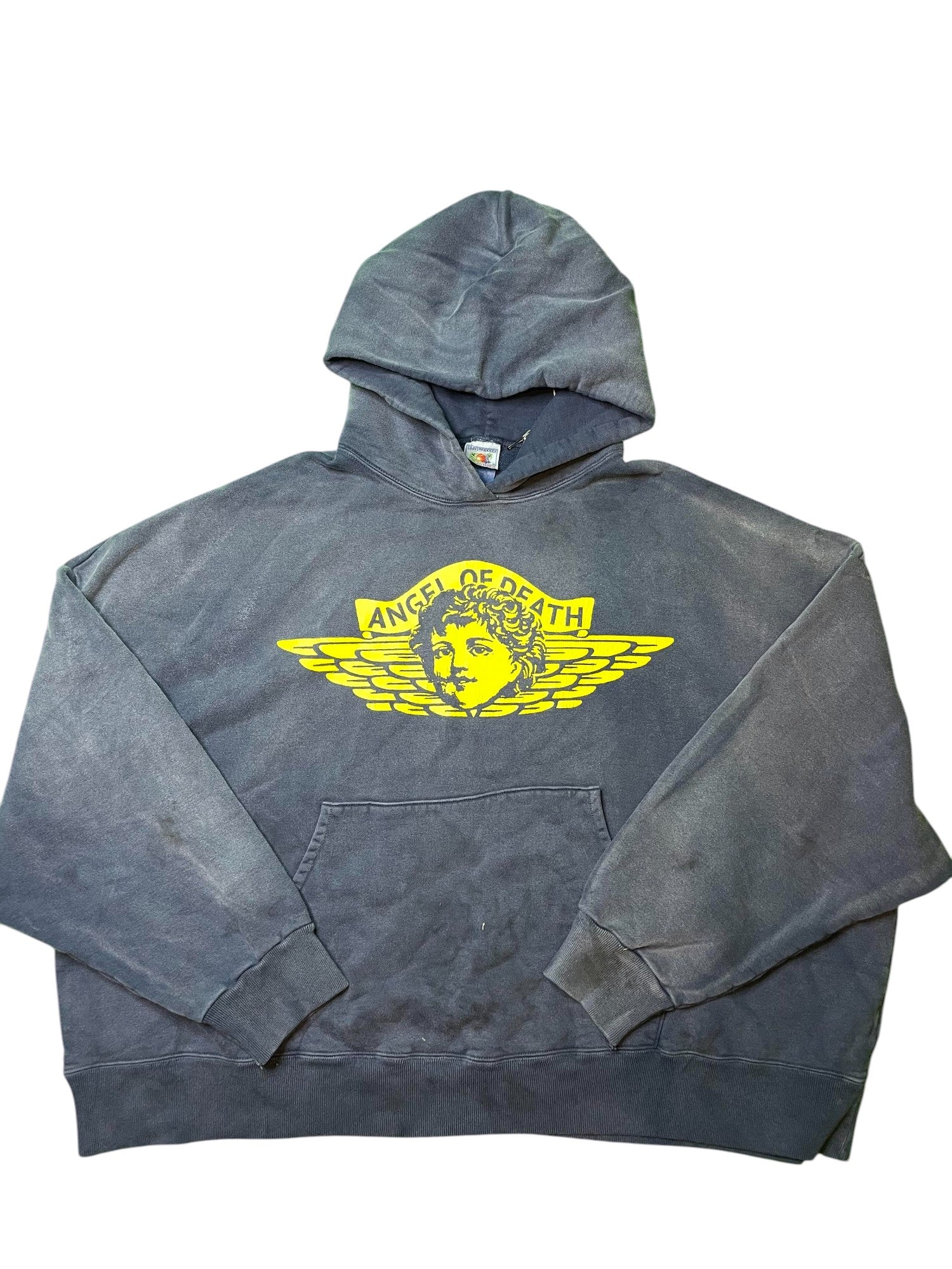 Saint Michael Navy Angel Hoodie