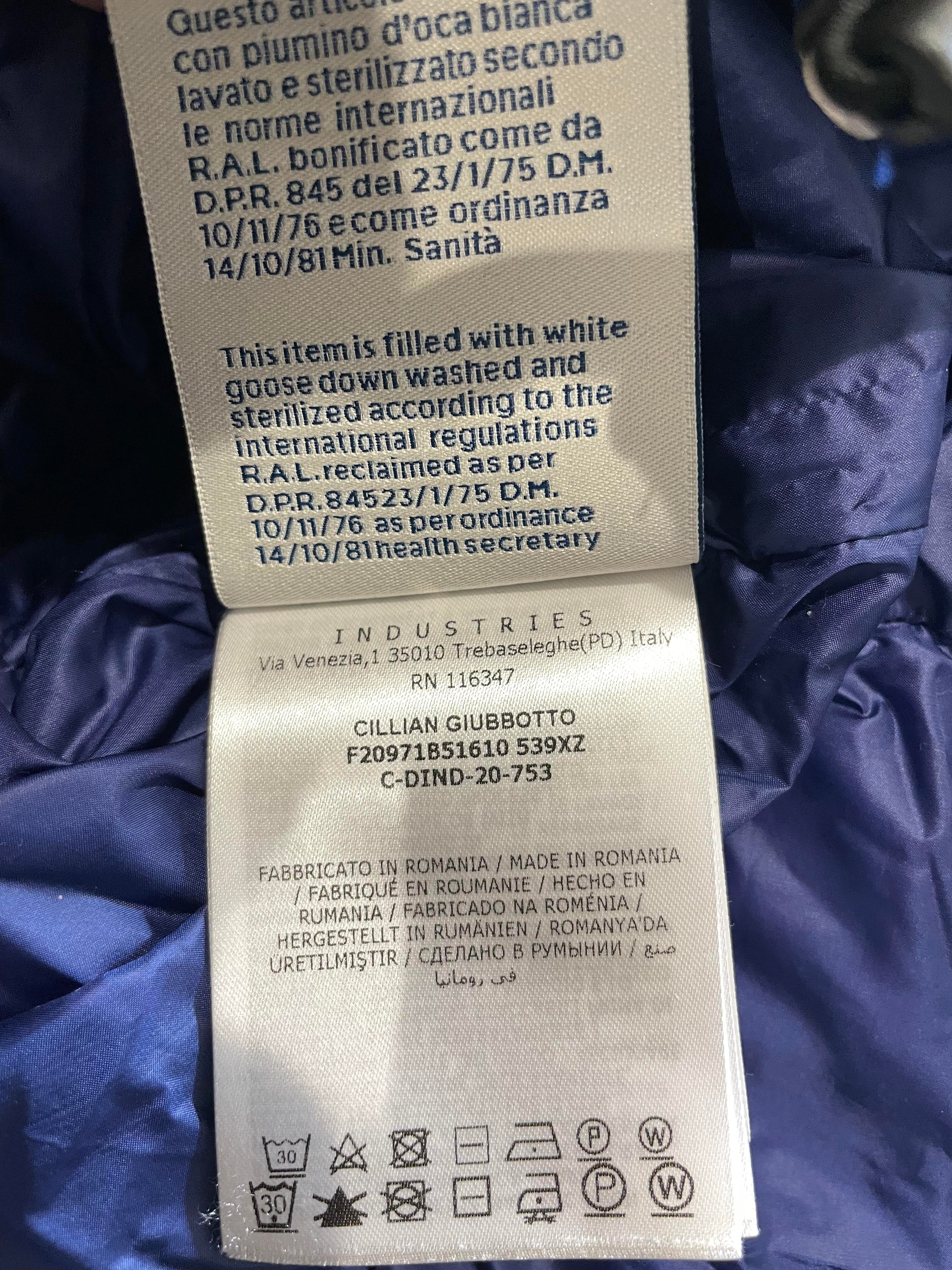 Moncler Cillia Giubotto Blue Jacket
