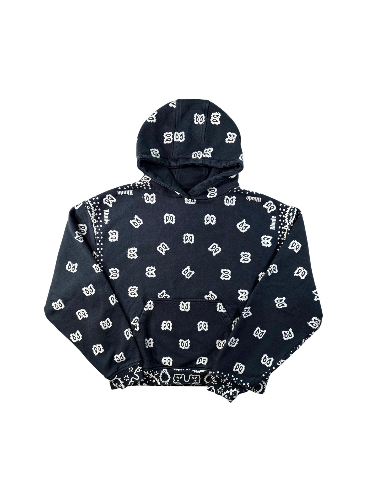 Rhude "Bandana Print" Navy Hoodie