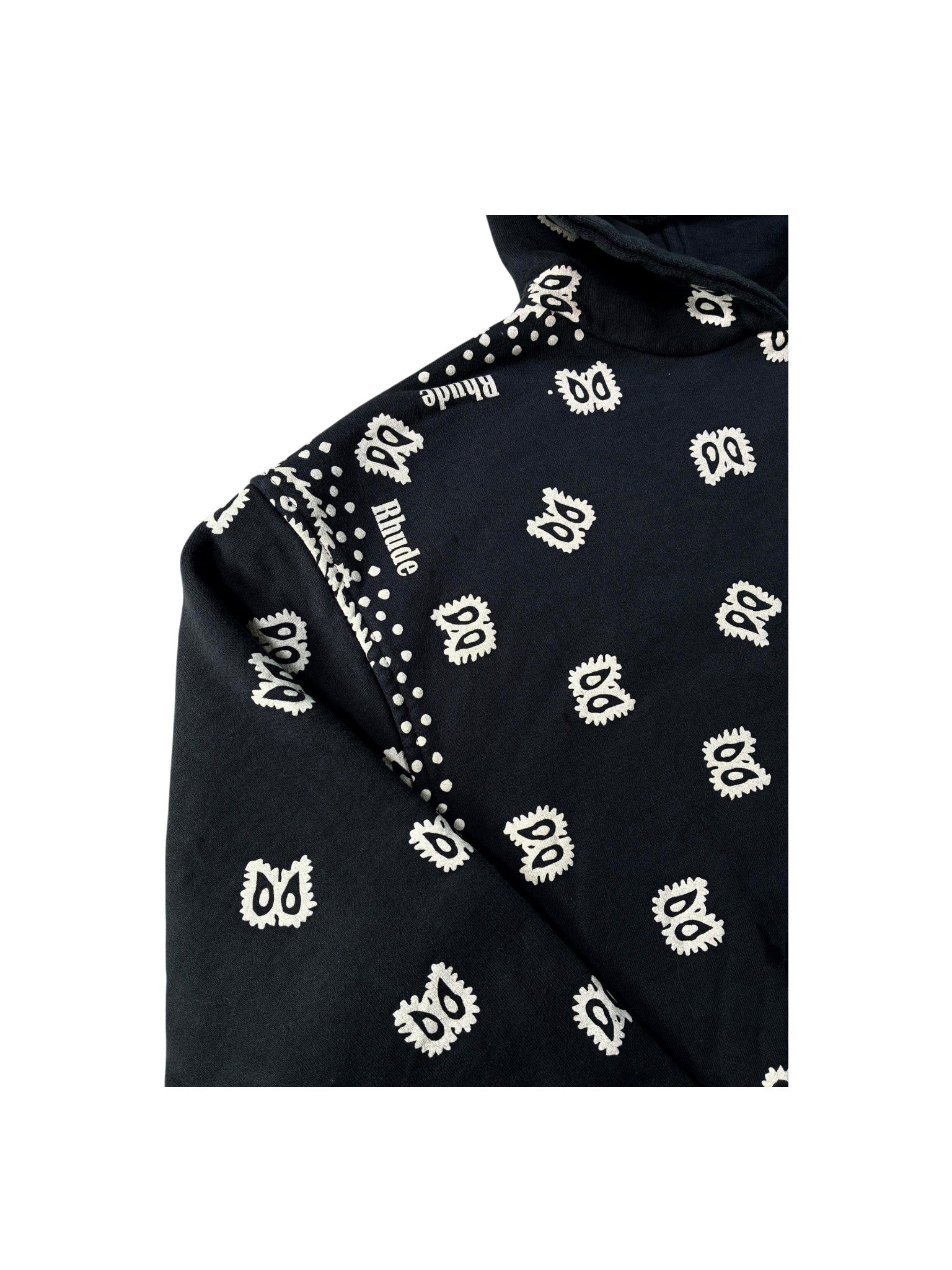 Rhude "Bandana Print" Navy Hoodie