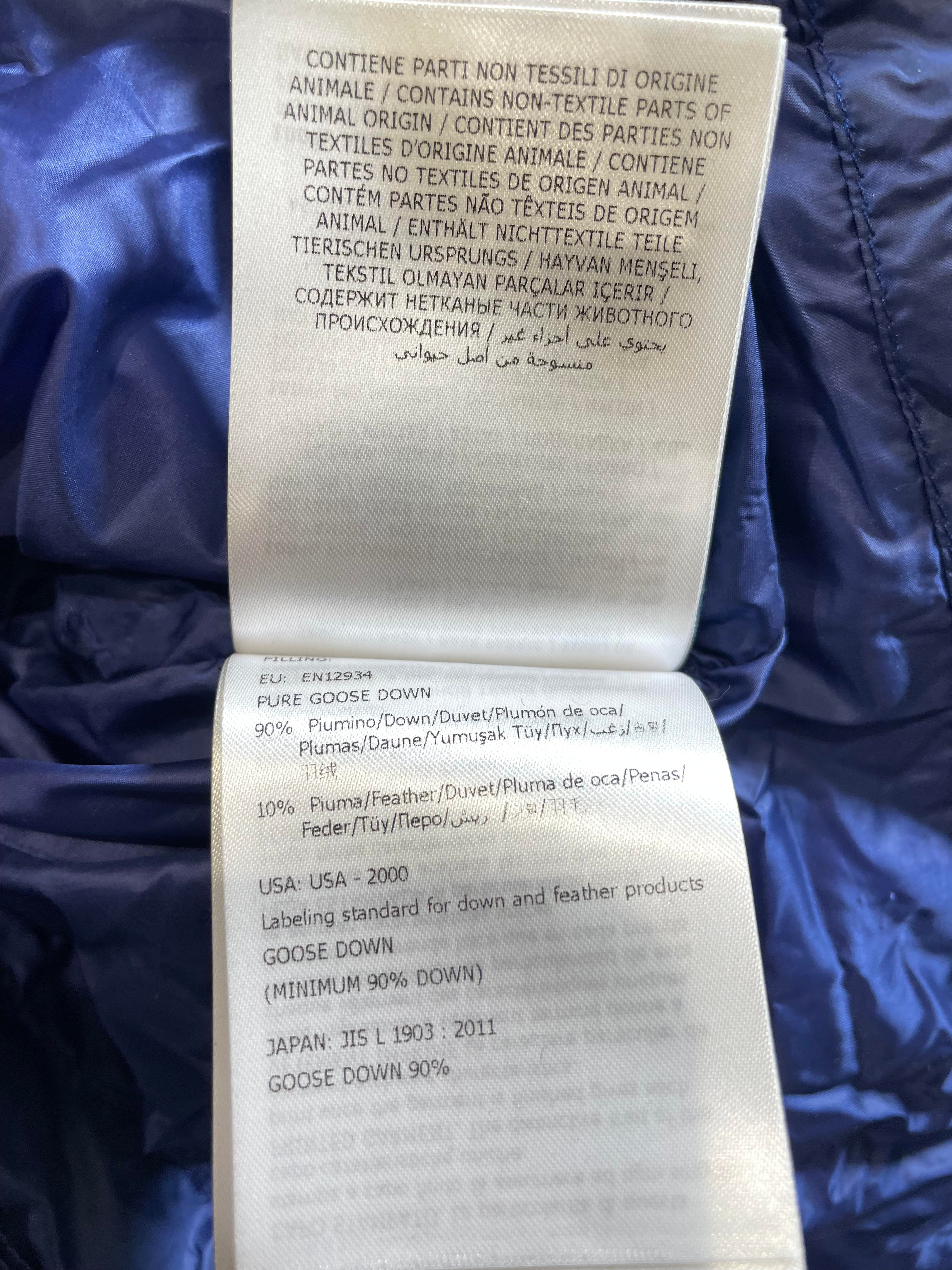 Moncler Cillia Giubotto Blue Jacket