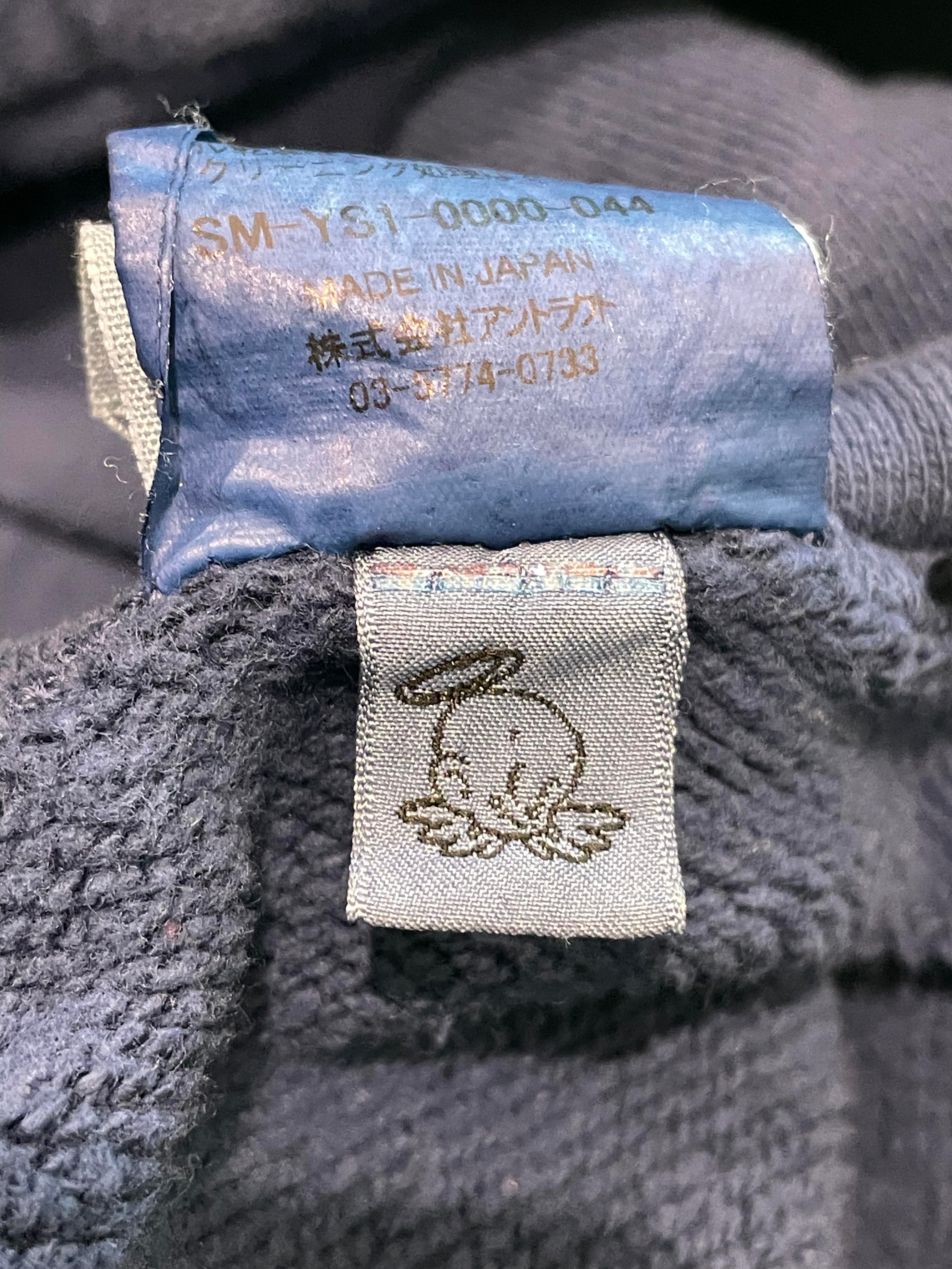 Saint Michael Navy Angel Hoodie