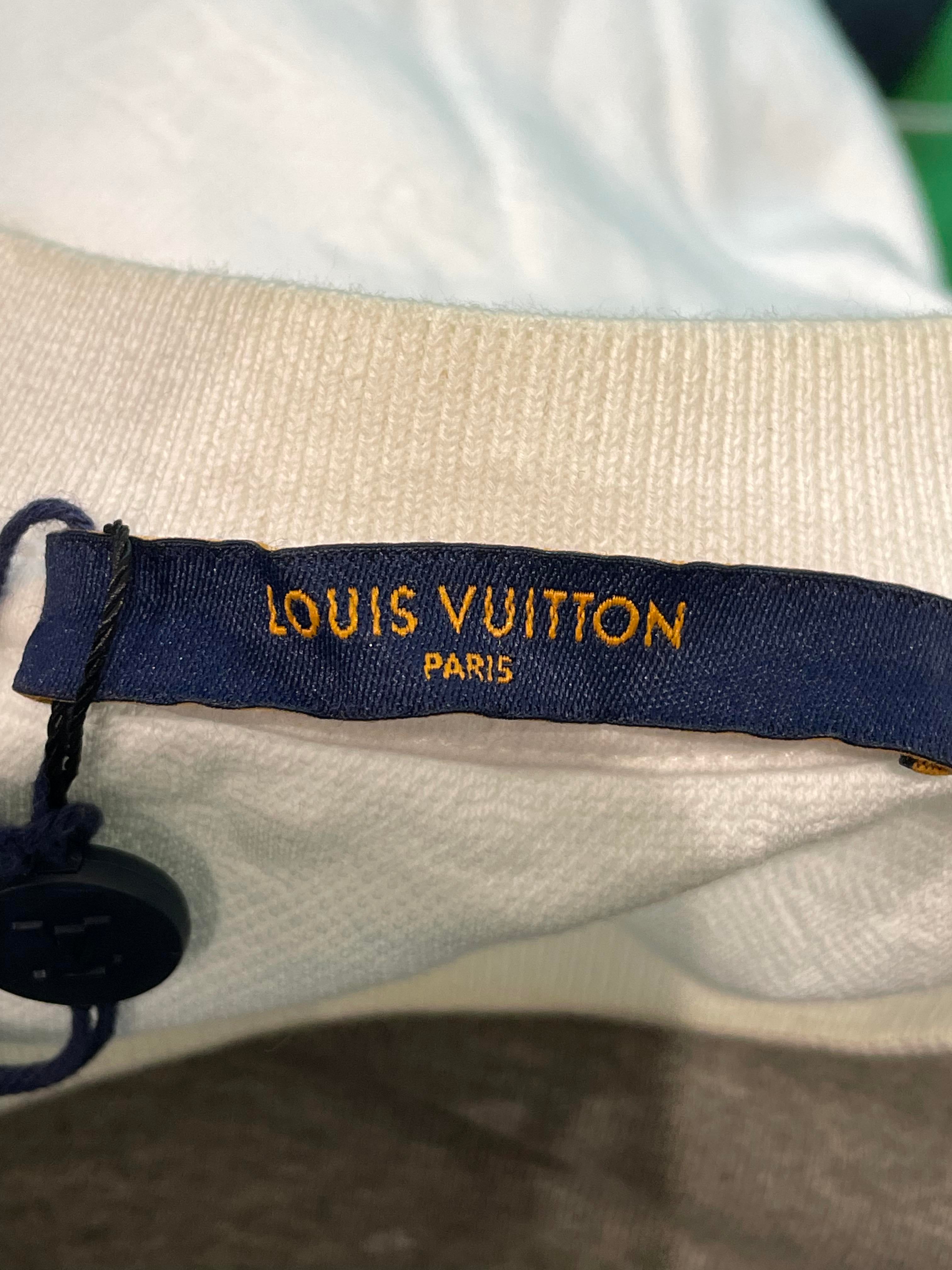 LV Monogram Pocket White Tee