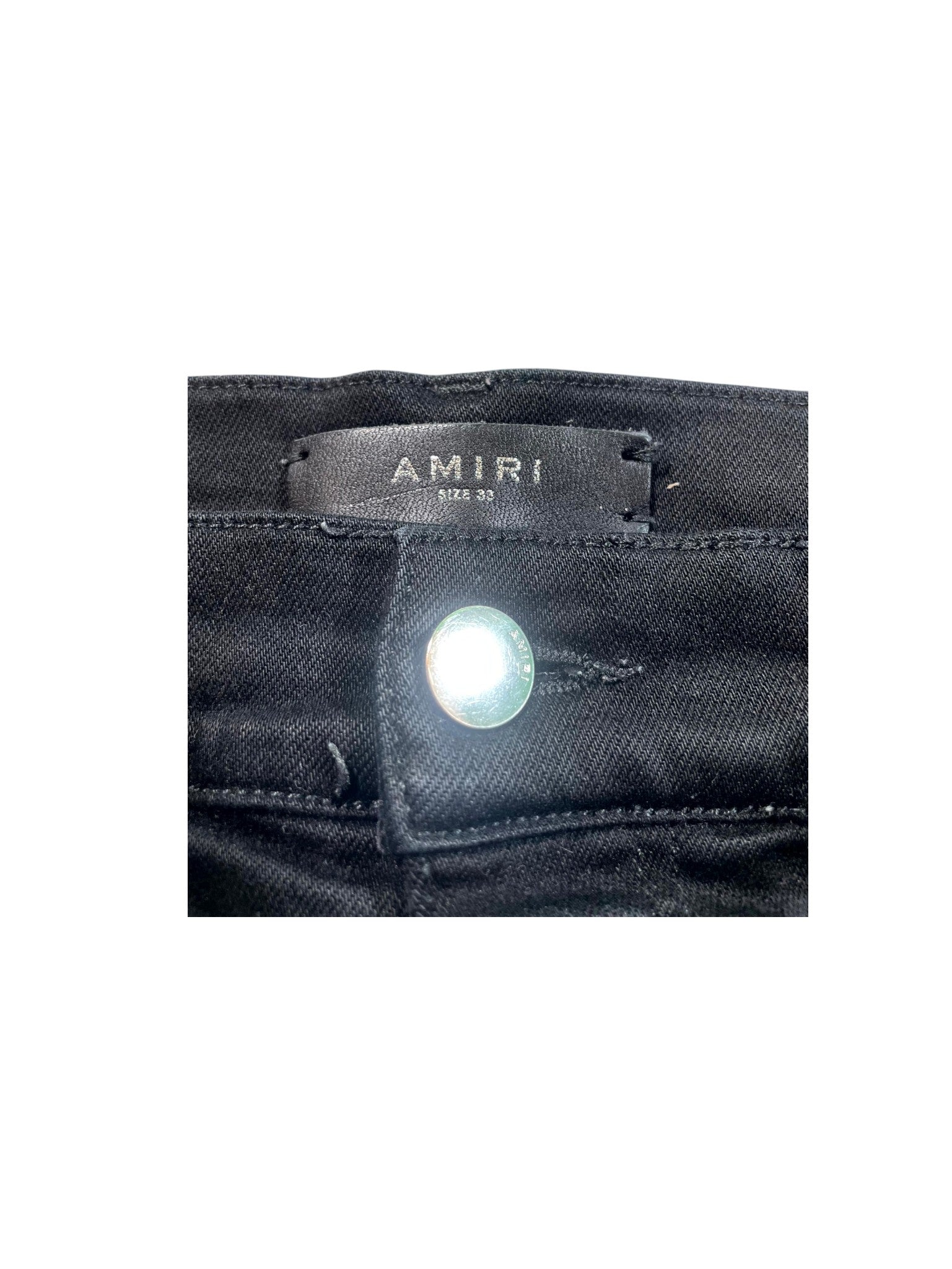 Amiri Crystal Splatter Black Jeans