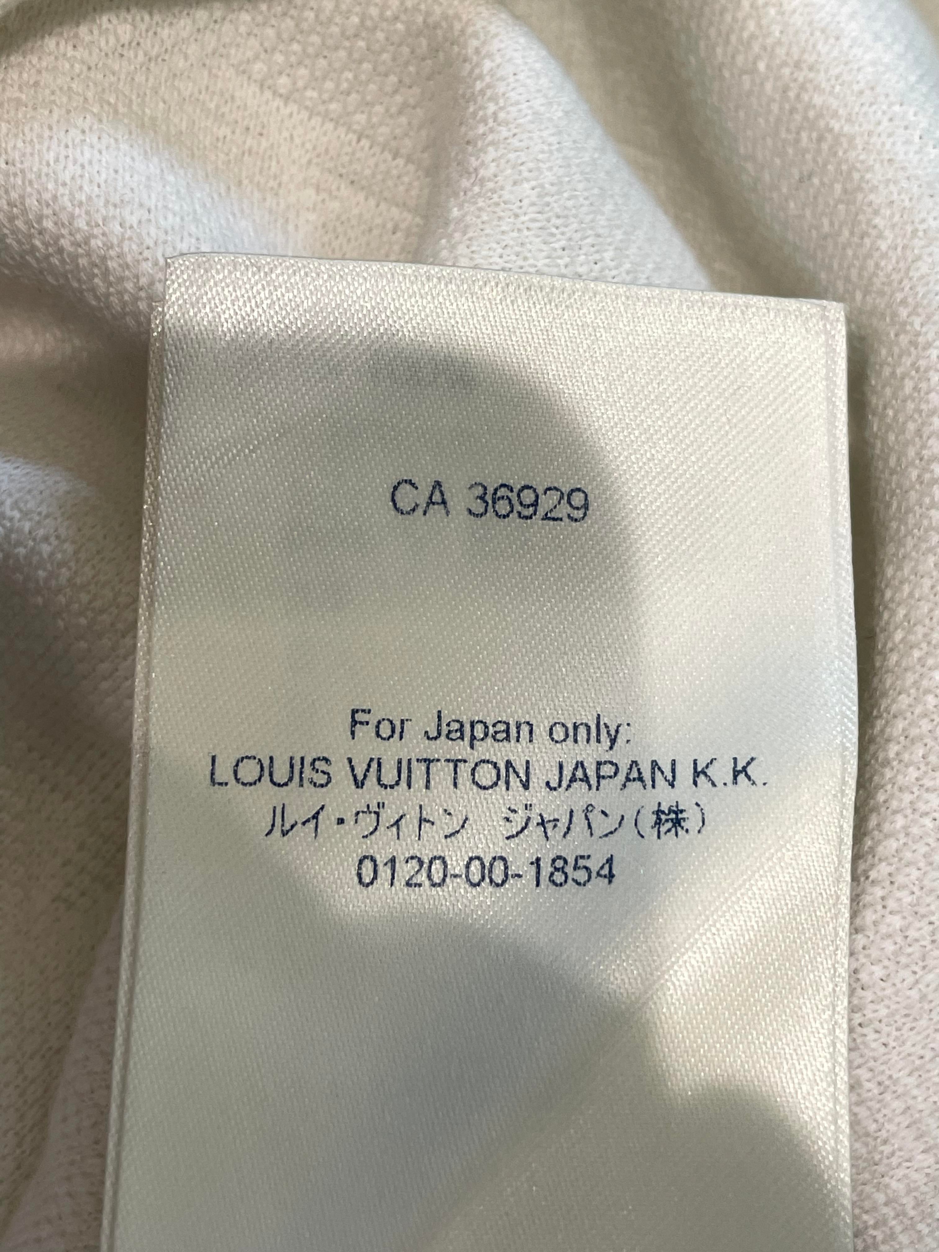 LV Monogram Pocket White Tee