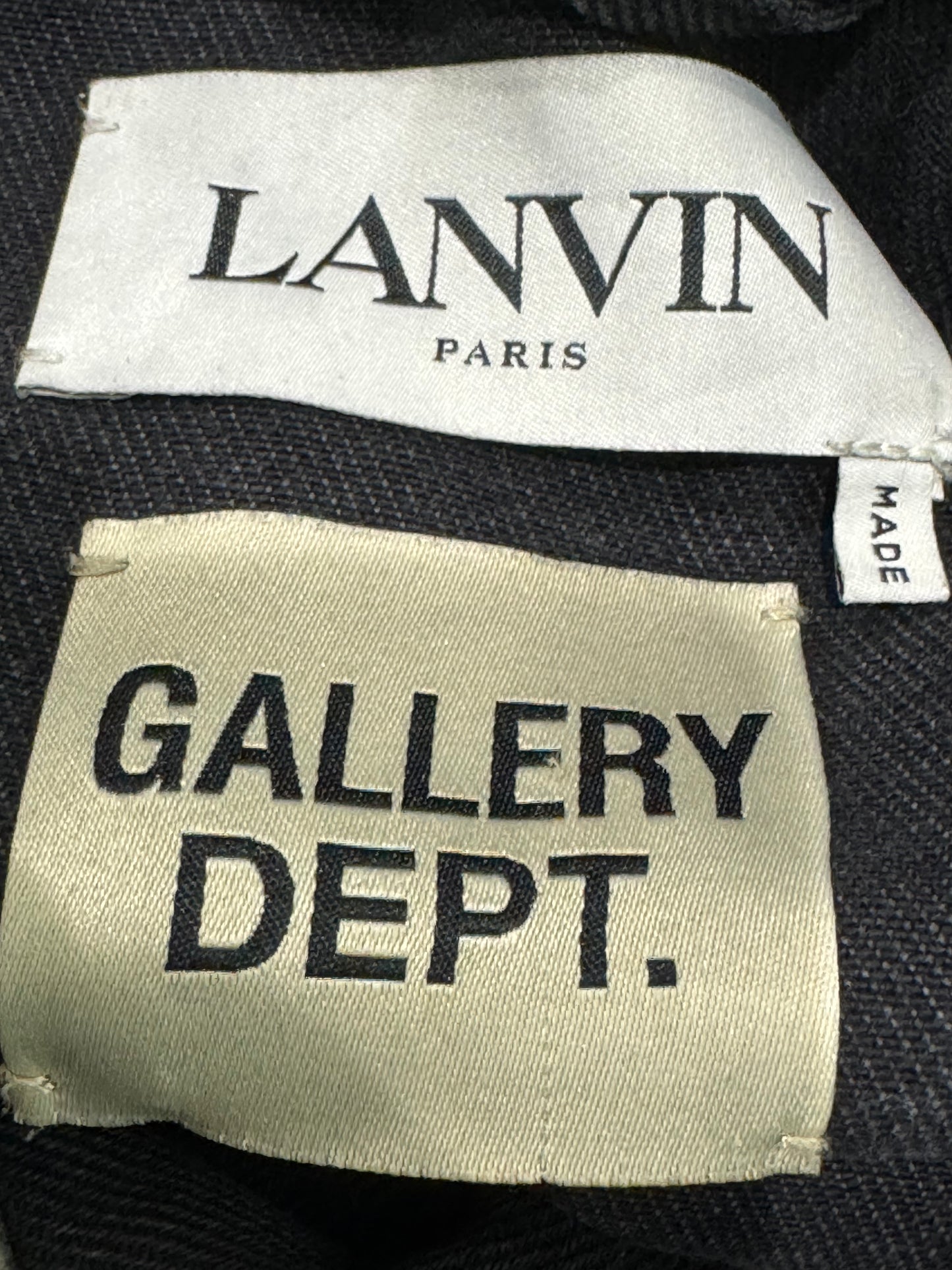 Gallery Dept. x Lanvin LG Patch Black Jean Jeacket