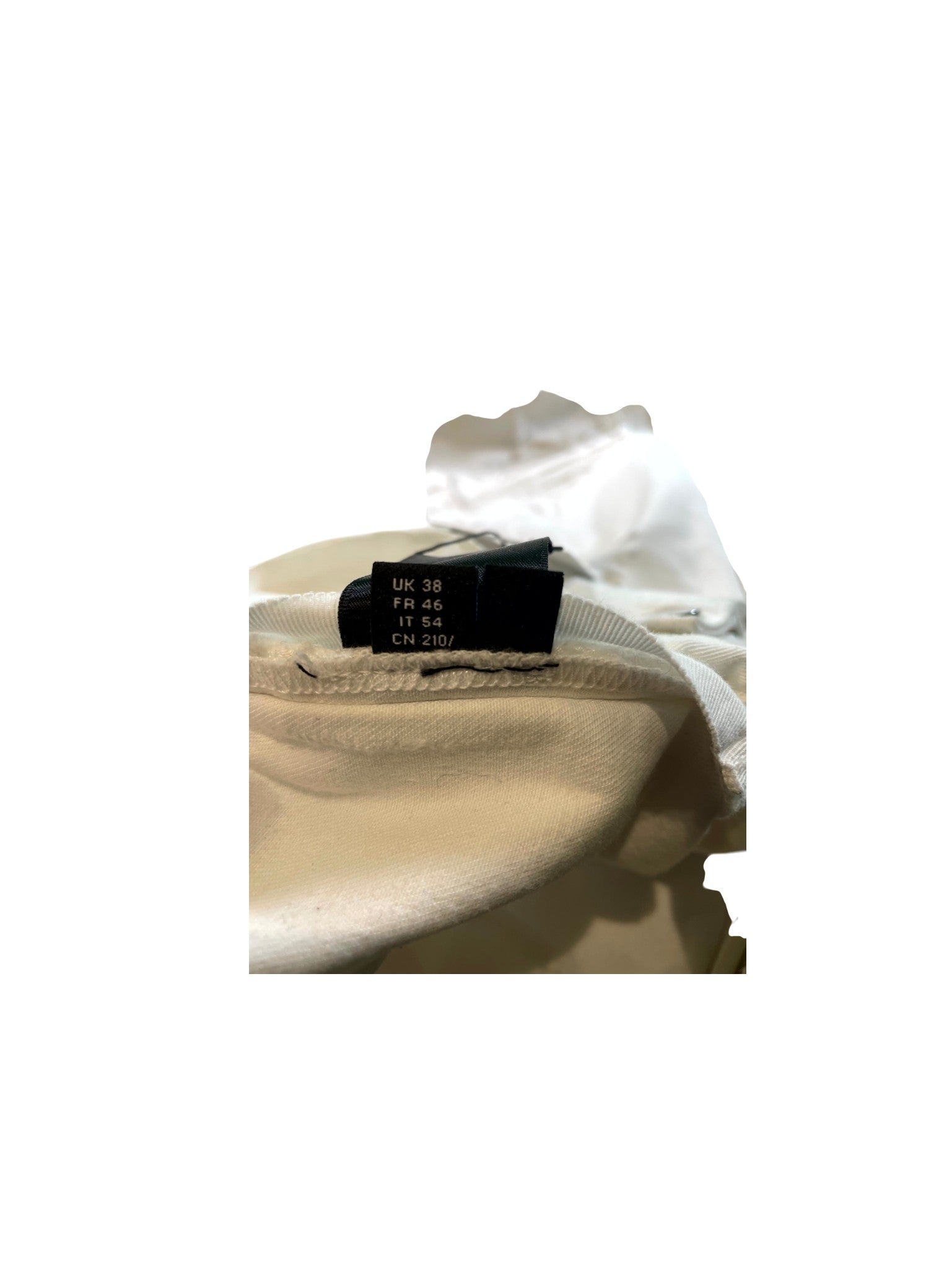 Amiri "MX1 Patch" White Jeans
