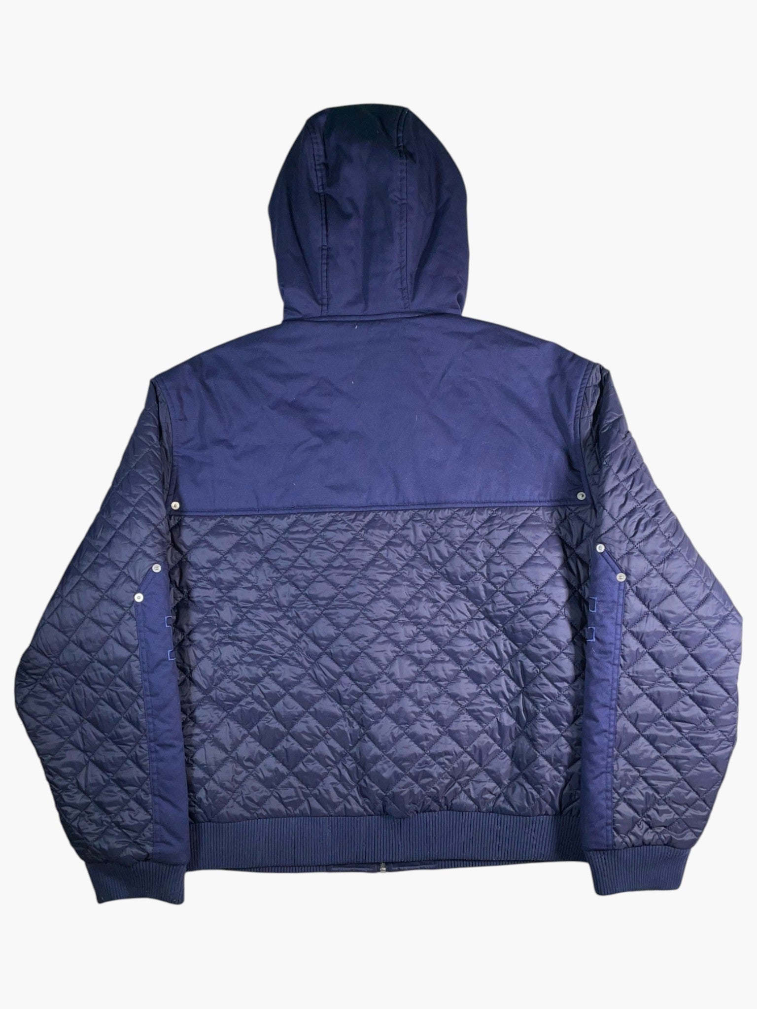 Eric Emanuel Embroidered Quilted Navy Jacket