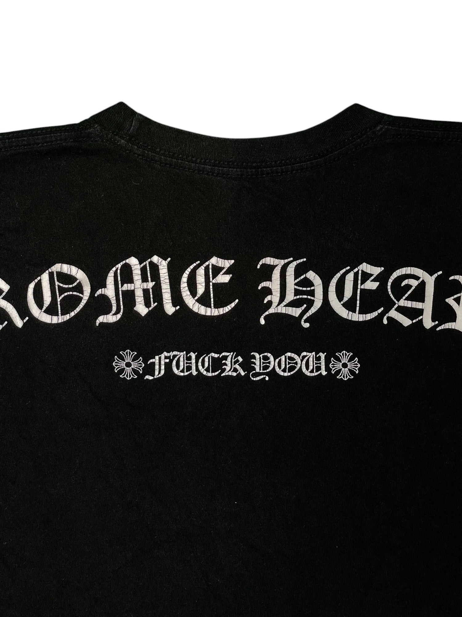 Chrome Hearts Shoulder Logo Black T-shirt