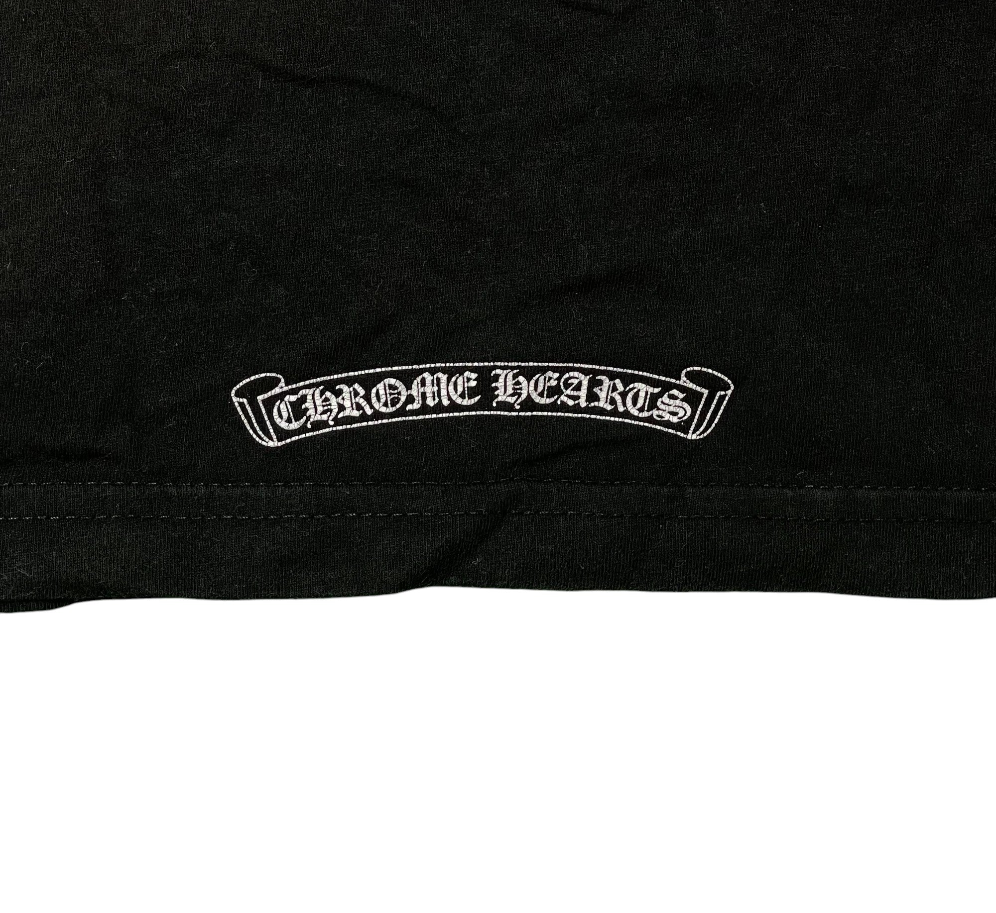 Chrome Hearts Shoulder Logo Black T-shirt