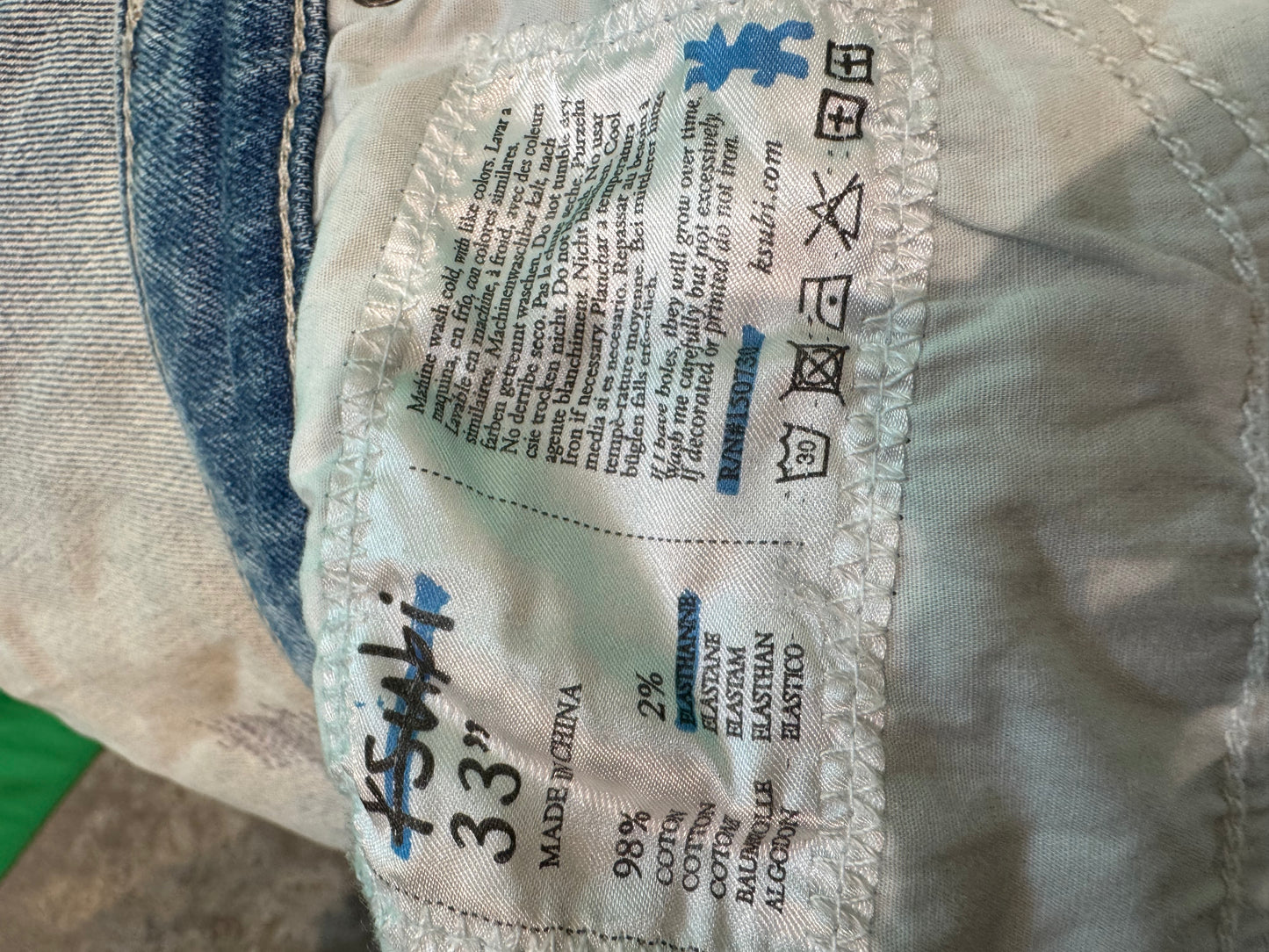 Ksubi Light Wash Blue Jeans