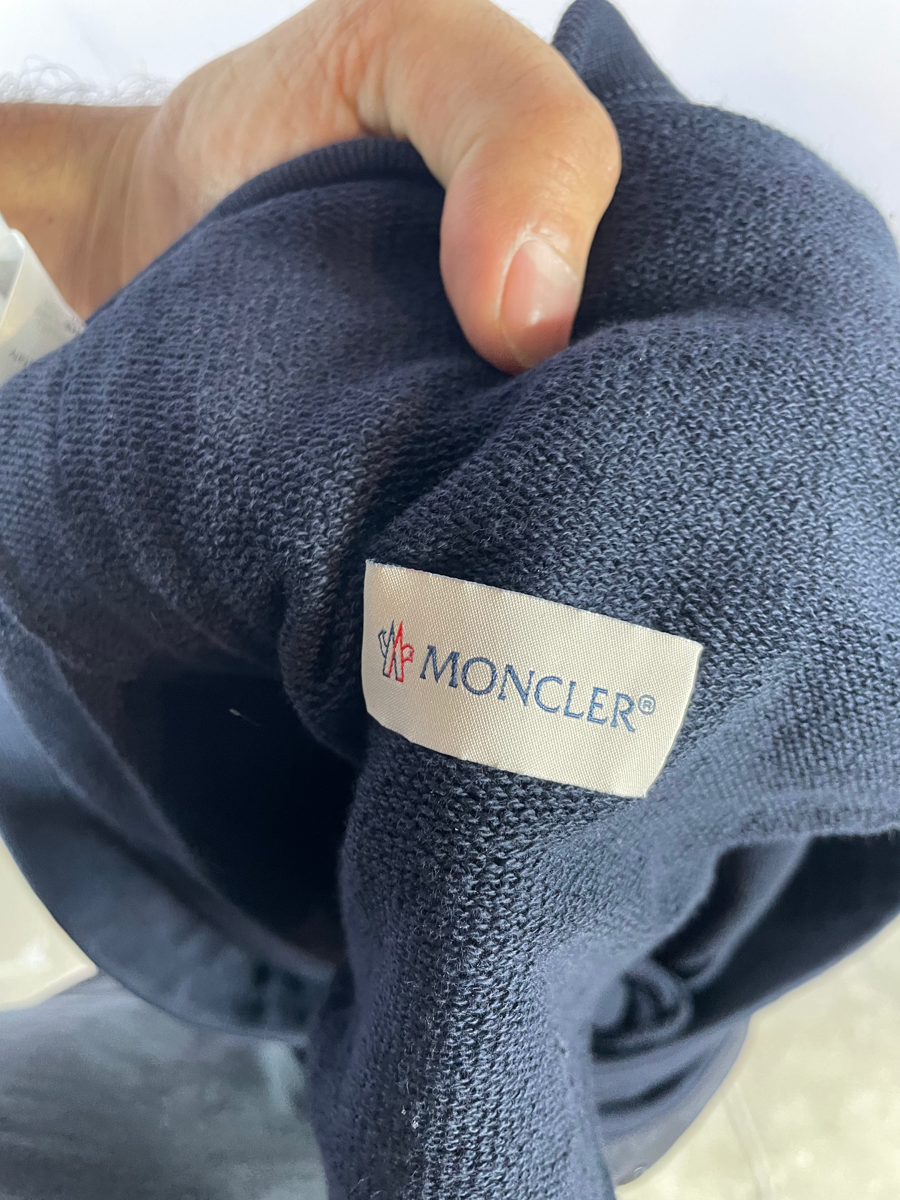 Moncler Navy Sweats Used 3XL