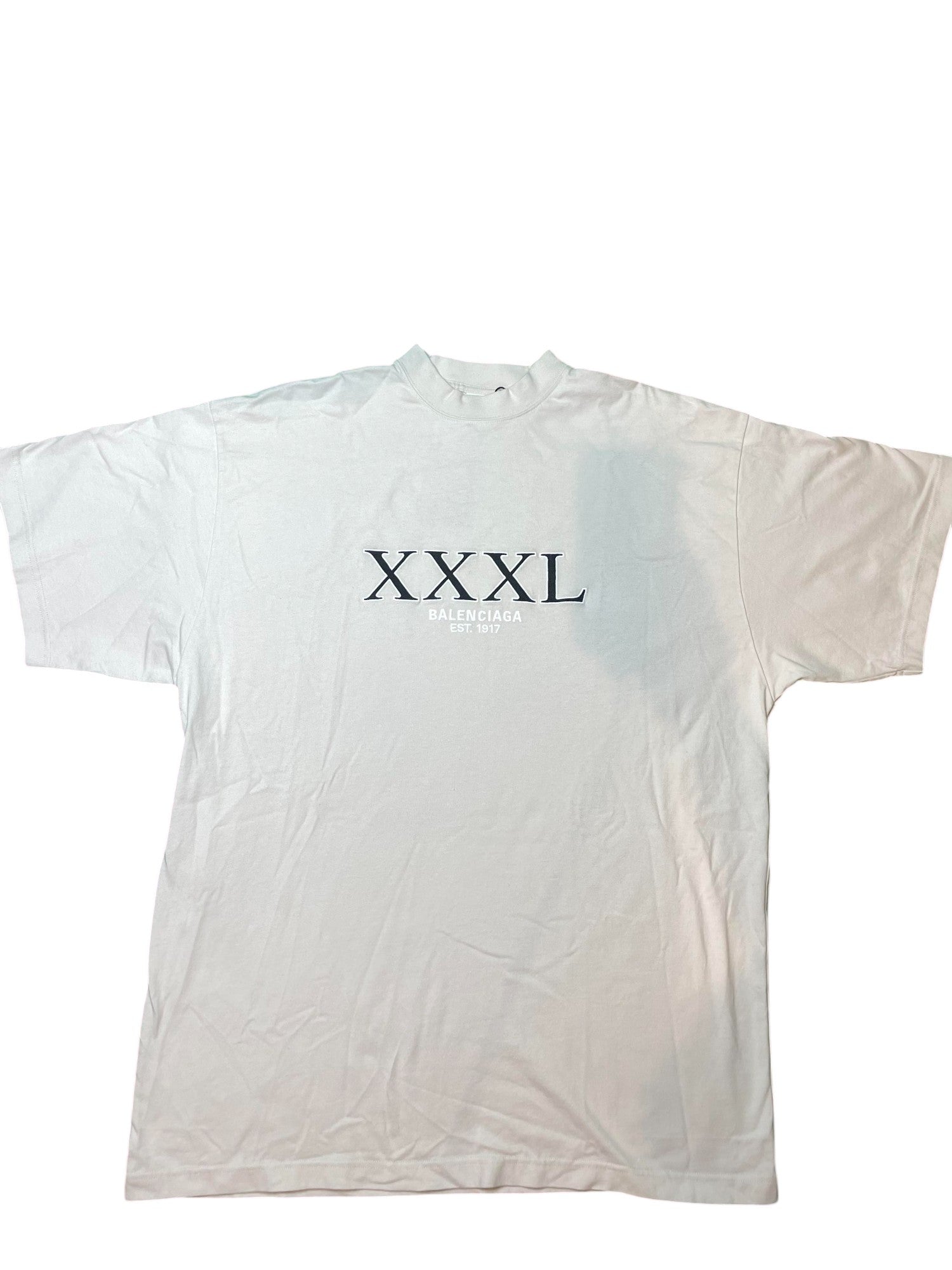 Balenciaga XXXL T-Shirt Beige Black