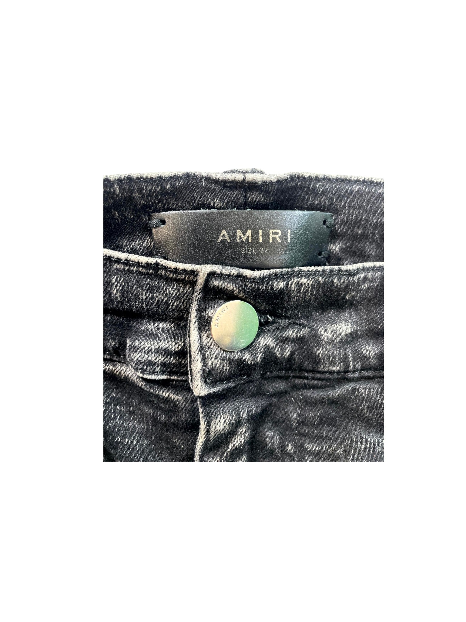 Amiri Stripe Black Wash & Pink Jeans