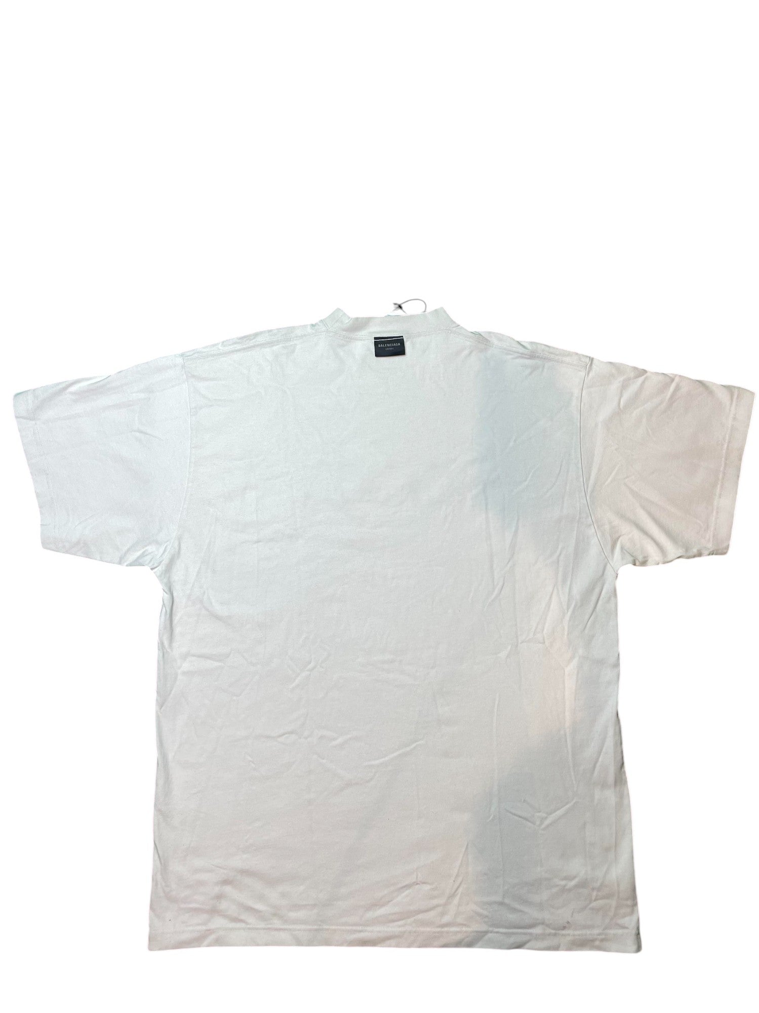 Balenciaga XXXL T-Shirt Beige Black