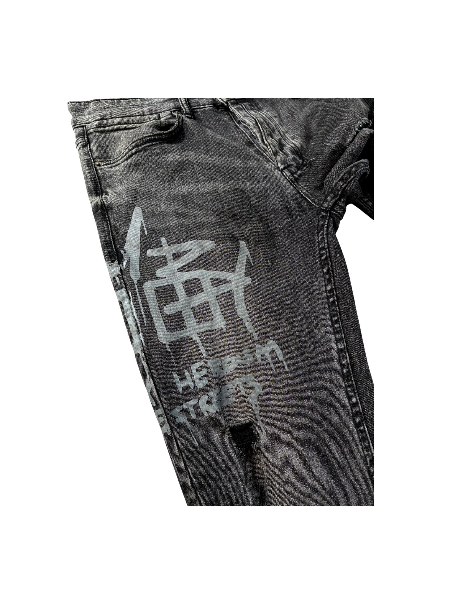 Ksubi Black & Orange Jeans