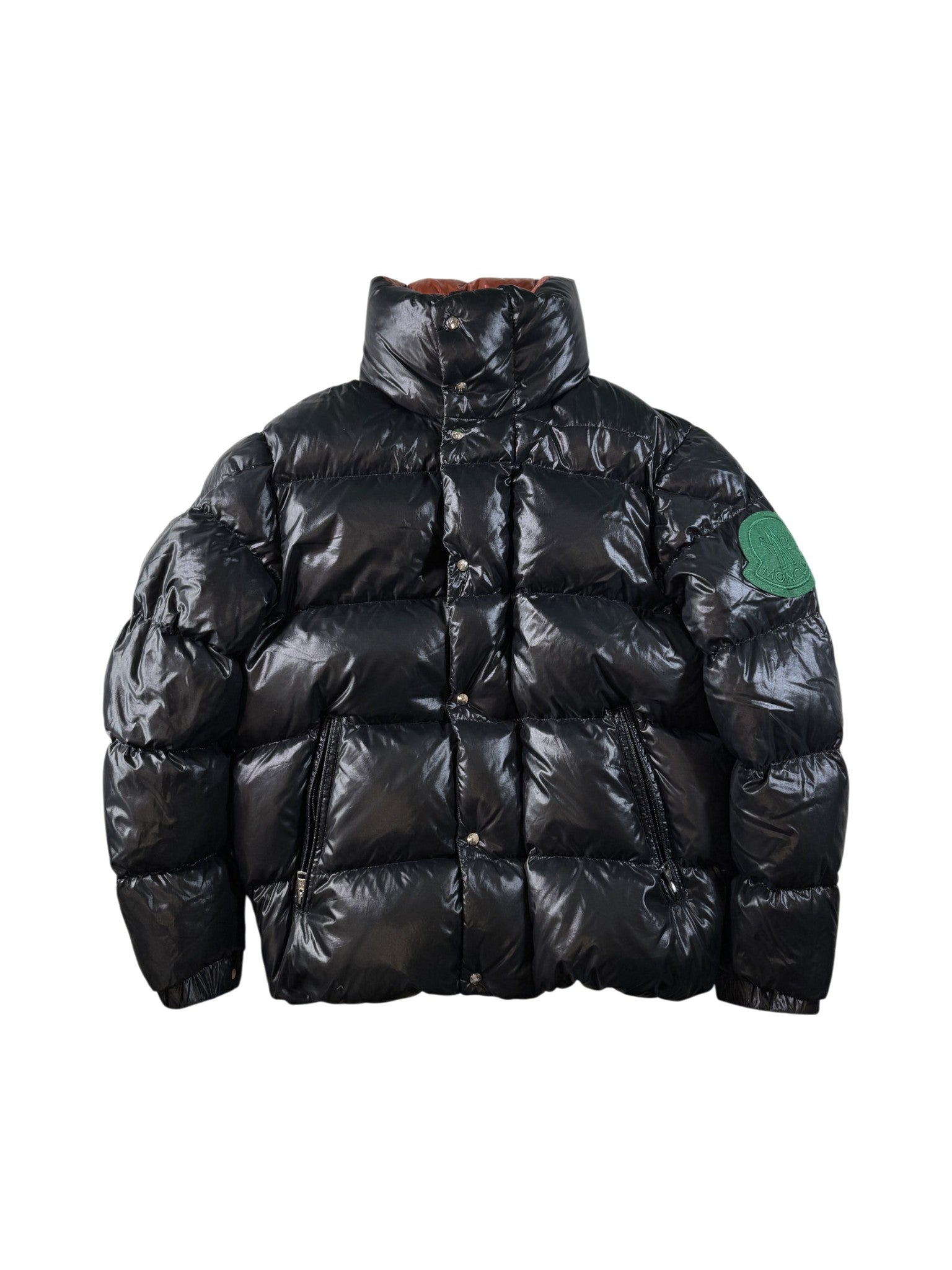Moncler "Dervaux" Black & Green Jacket