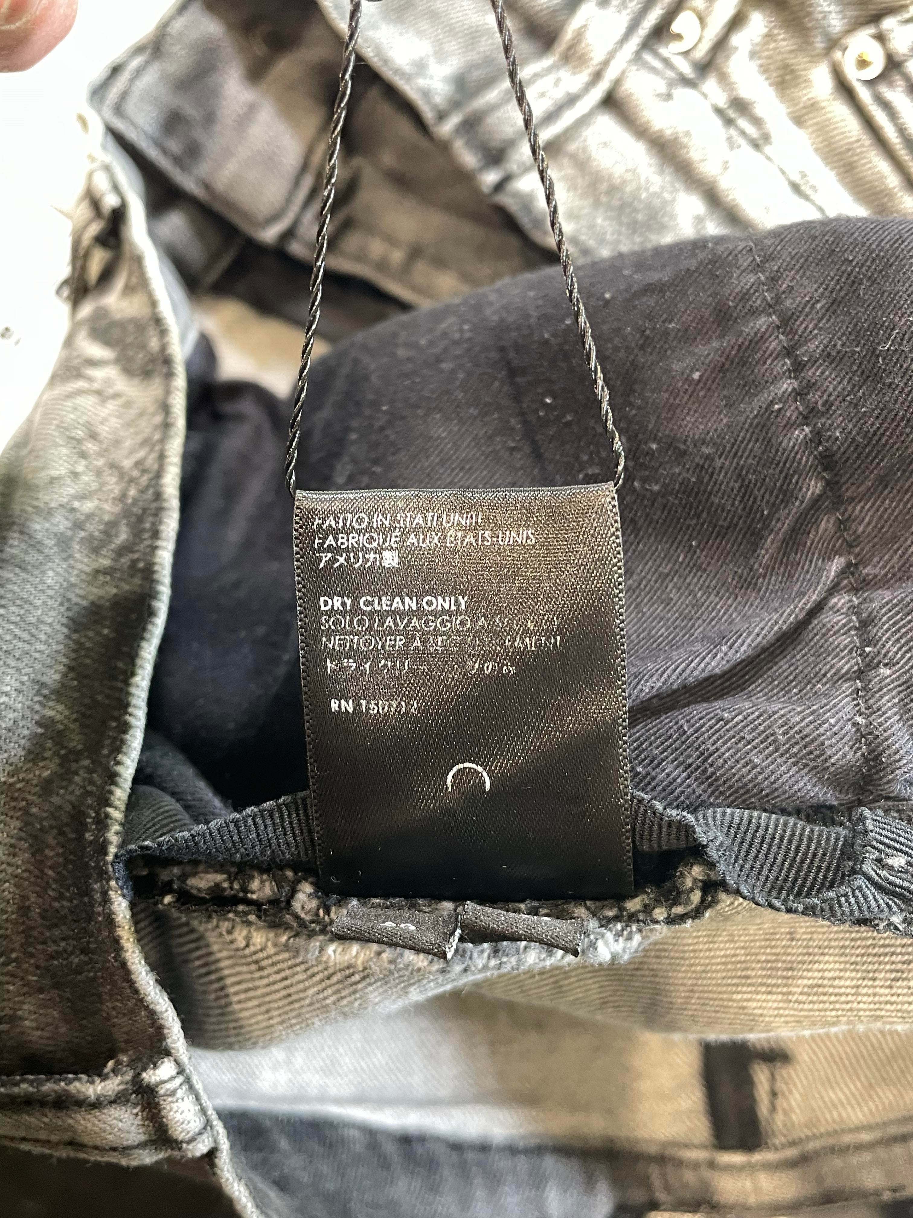 Amiri Snakeskin (Zipper) Thrasher Jeans
