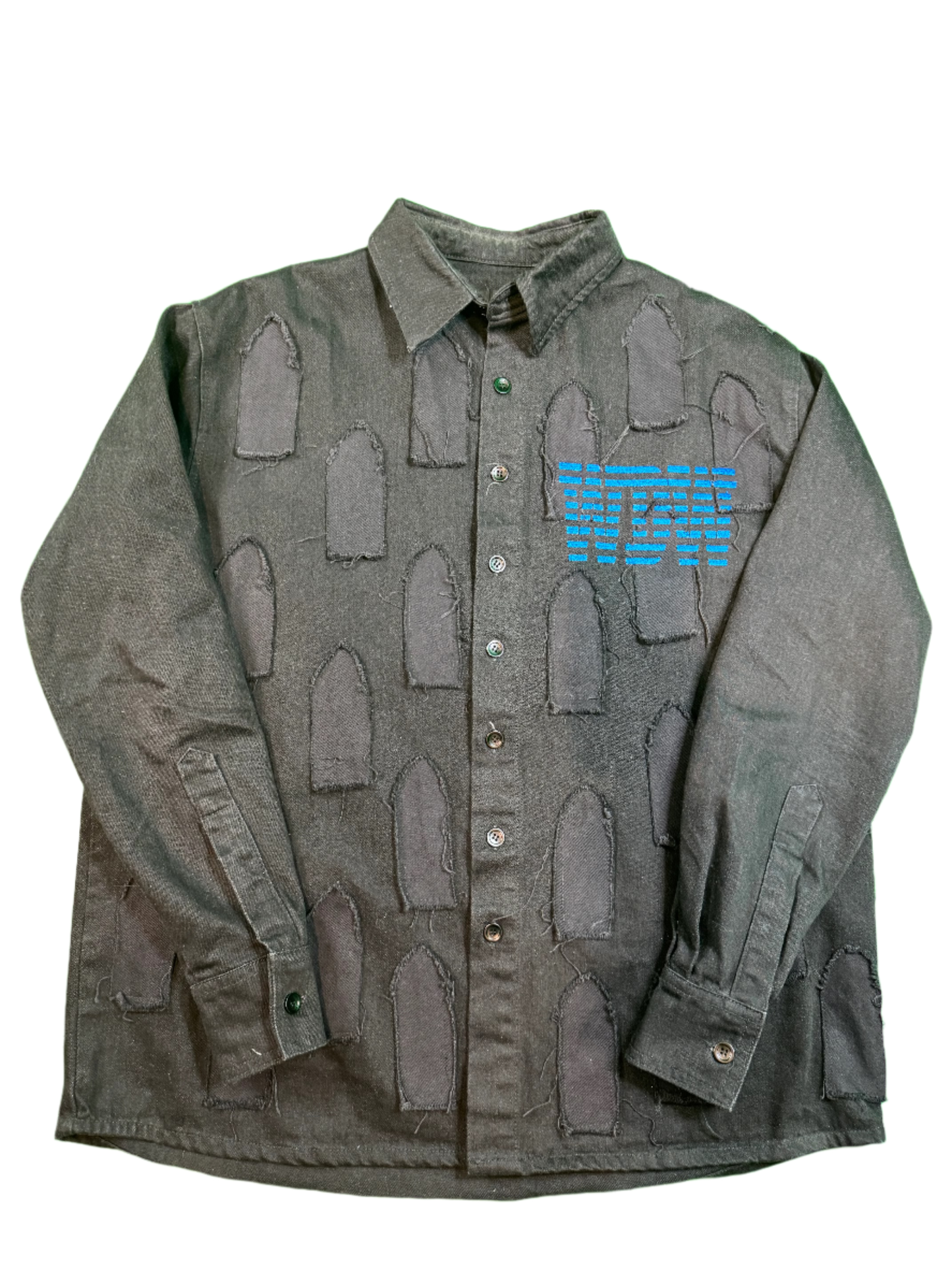 WDW Black Windows Black Jean Jacket