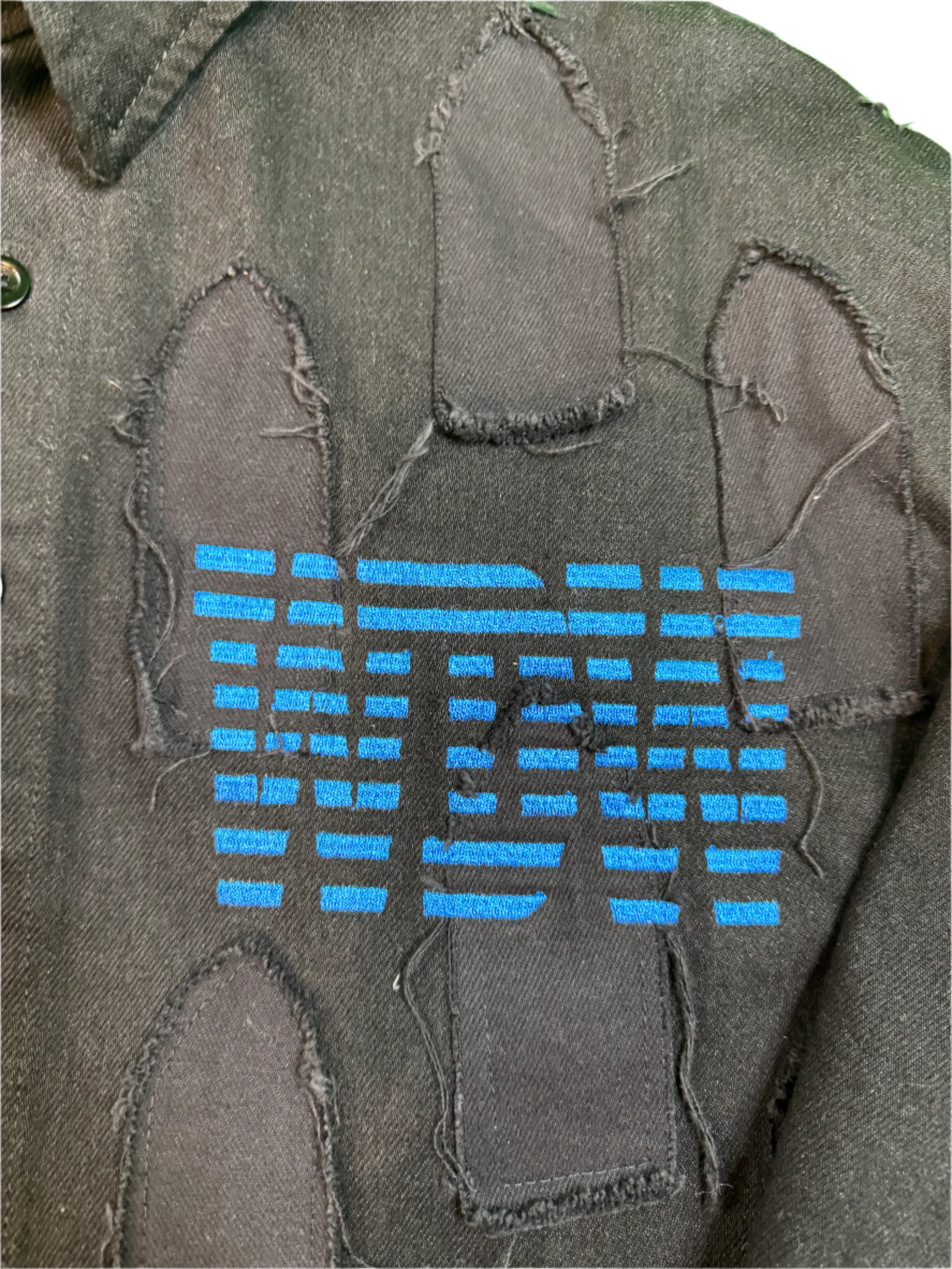 WDW Black Windows Black Jean Jacket