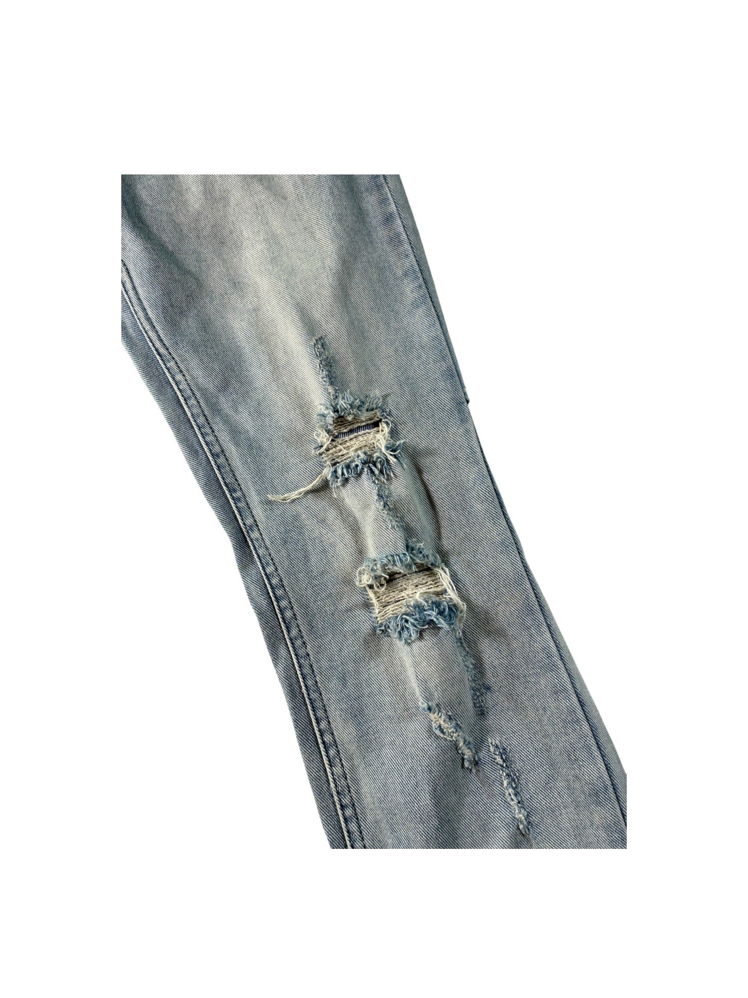 Ksubi Plain Ripped Light Wash Jeans