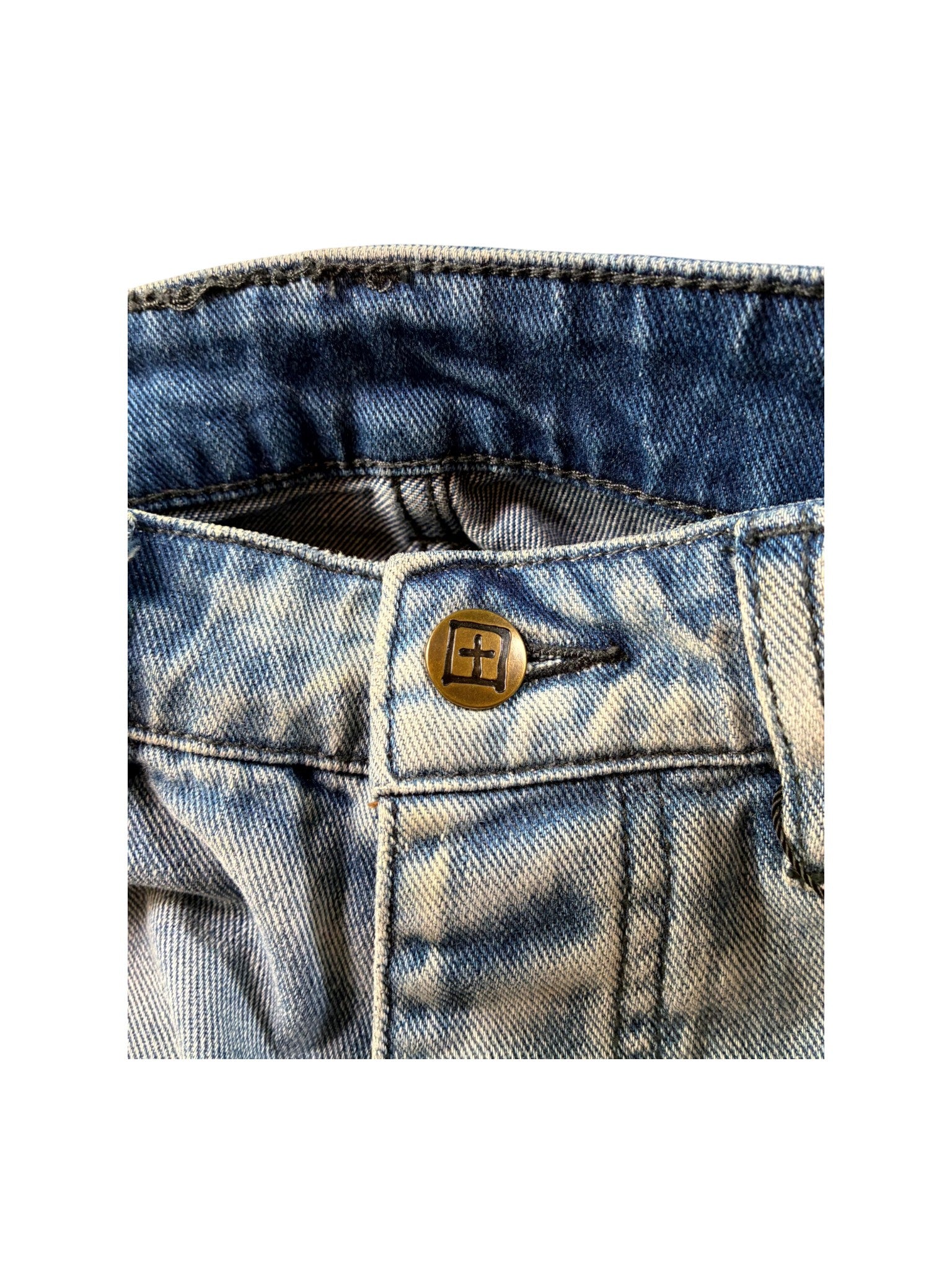 Ksubi Plain Ripped Light Wash Jeans