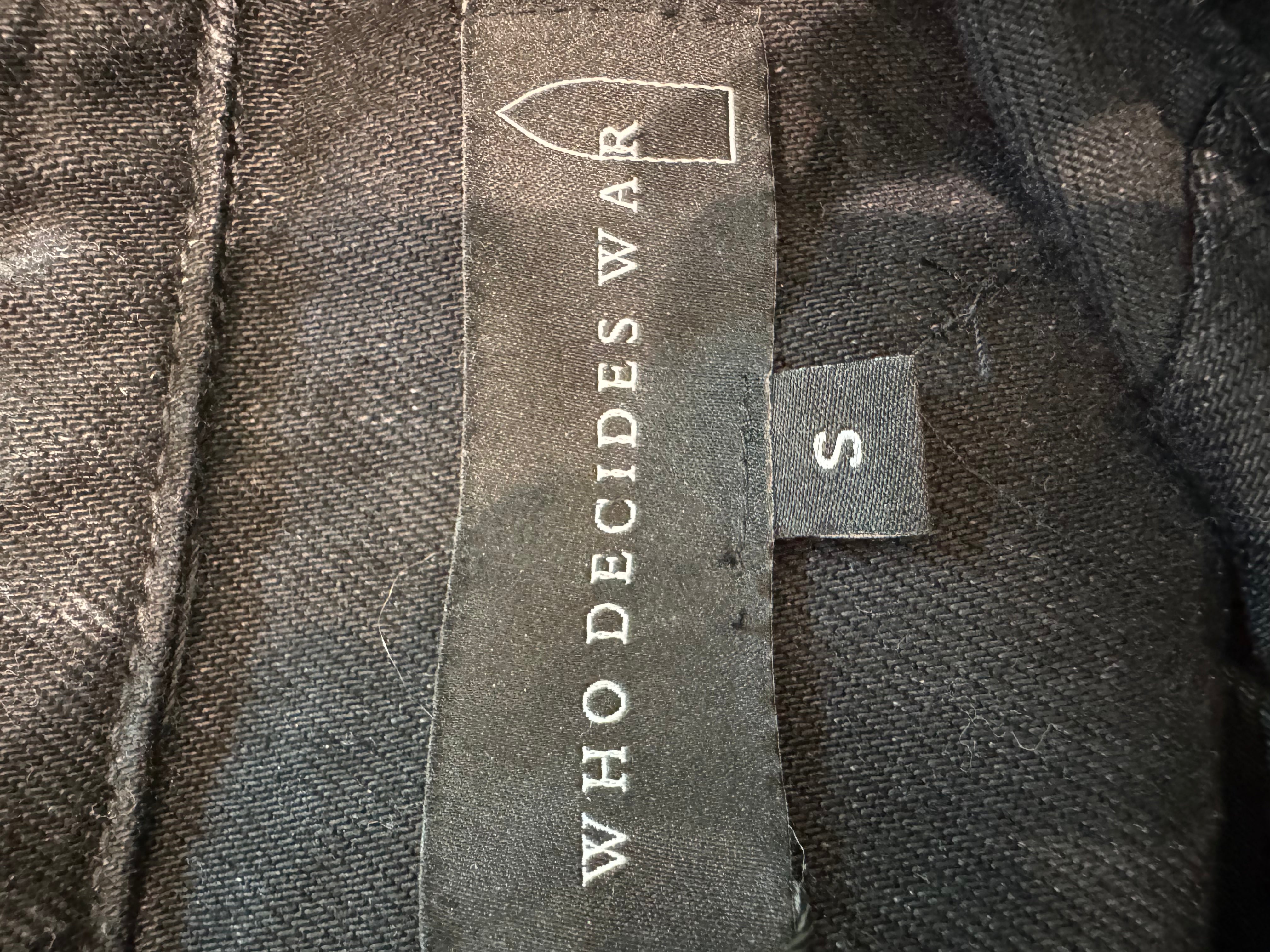 WDW Black Windows Black Jean Jacket