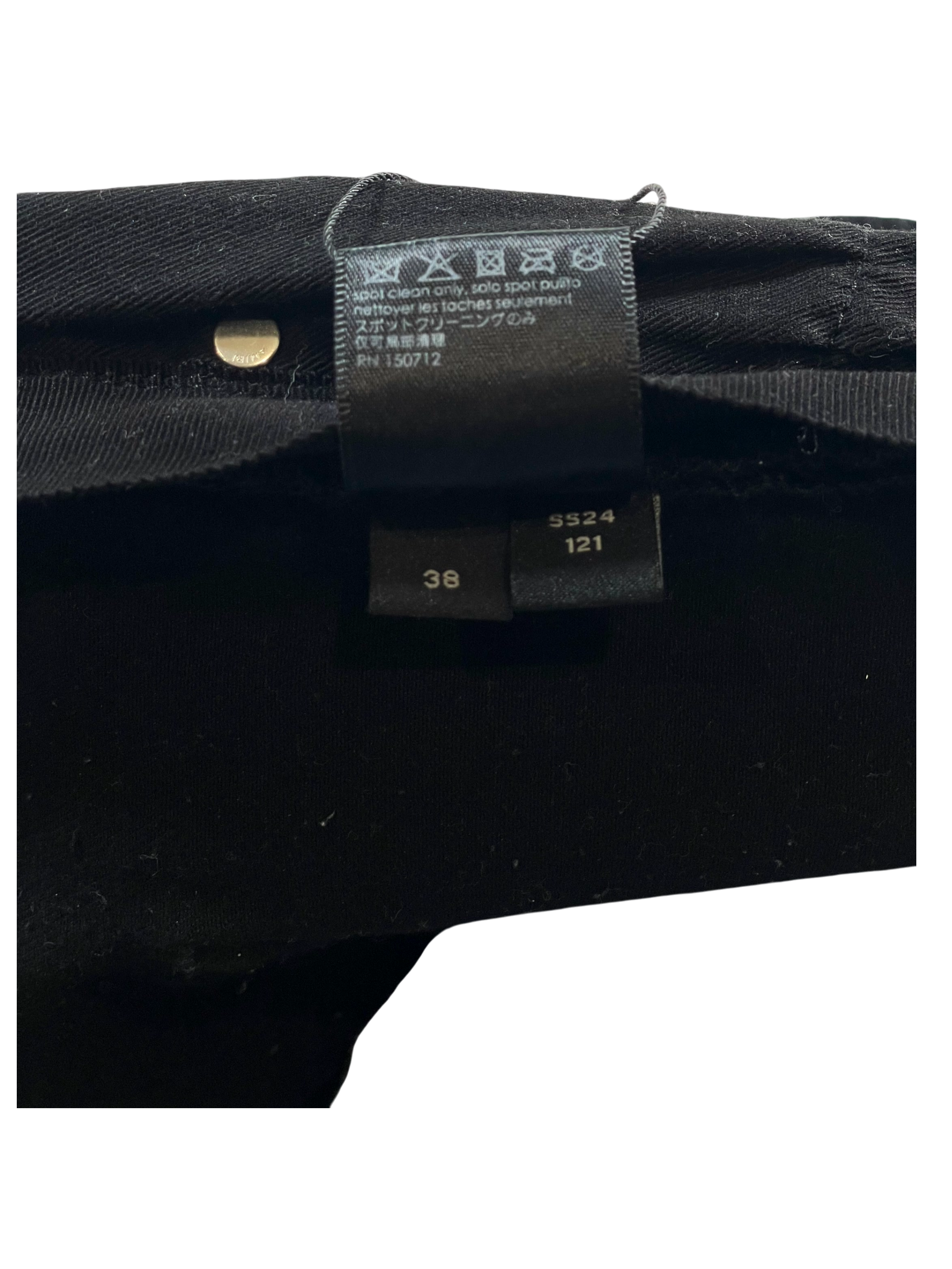 Amiri "Vine Side Logo" Black Jeans