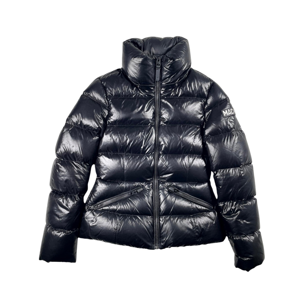 Mackage Sleeve Logo Black Puffer Jacket