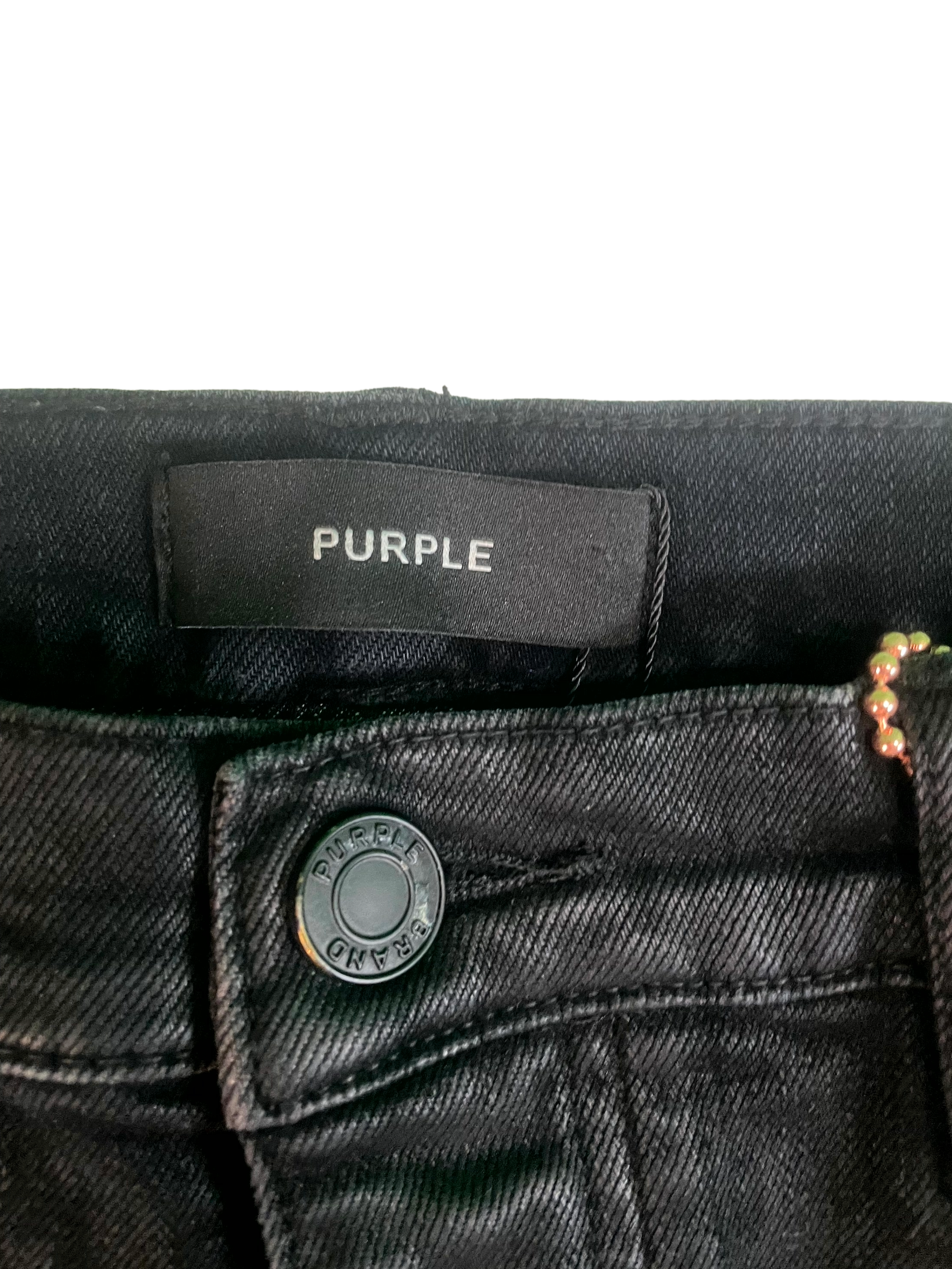 Purple Brand Wax Black Jeans