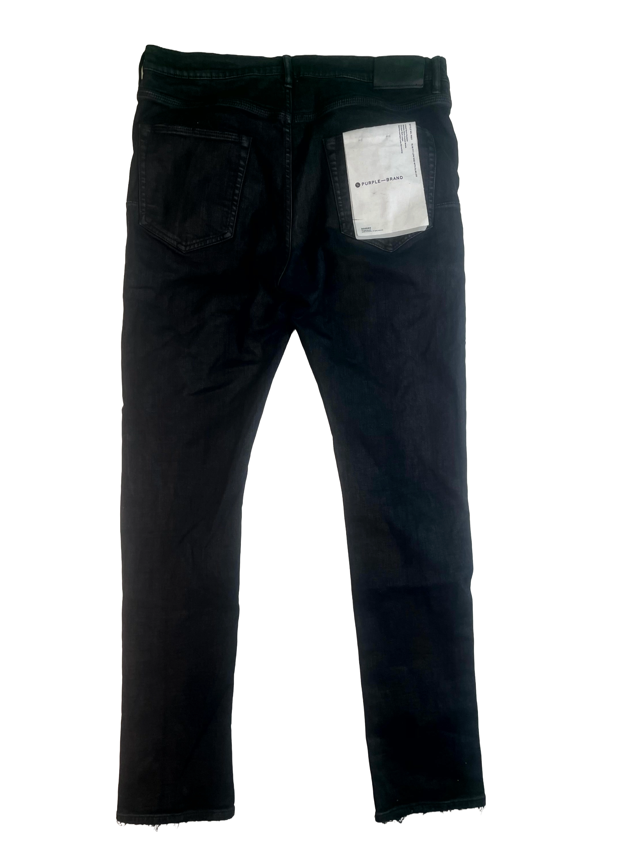 Purple Brand Wax Black Jeans